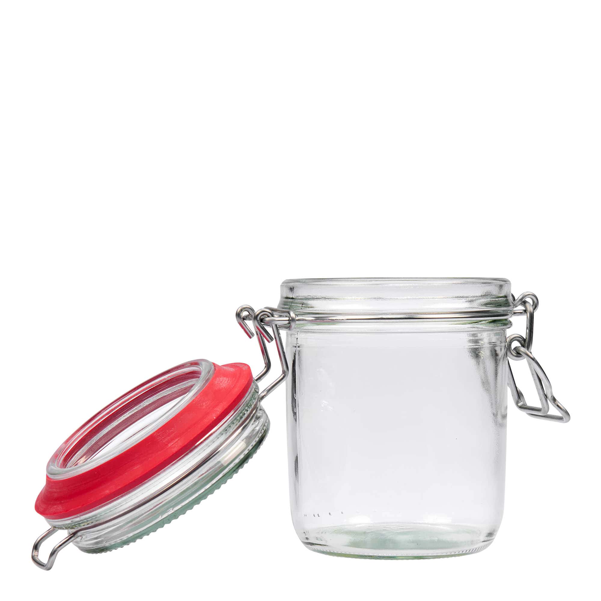 370 ml traadist sangaga klaaspurk, suuava: traadist sangalukk