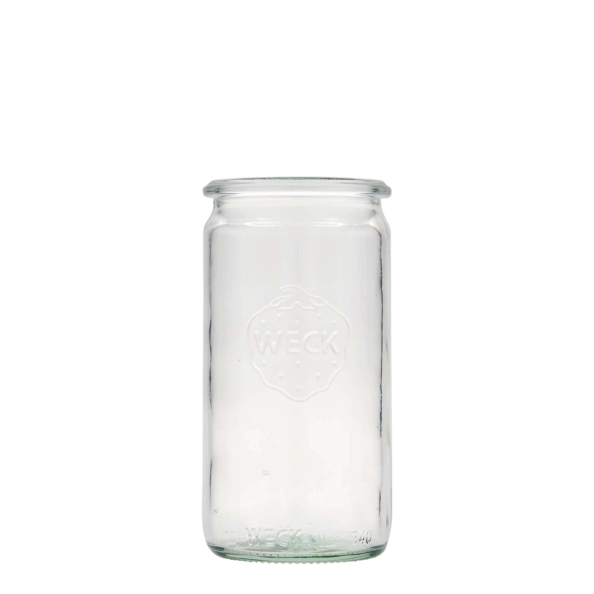 340 ml WECK-silindriklaas, suu: ümar serv