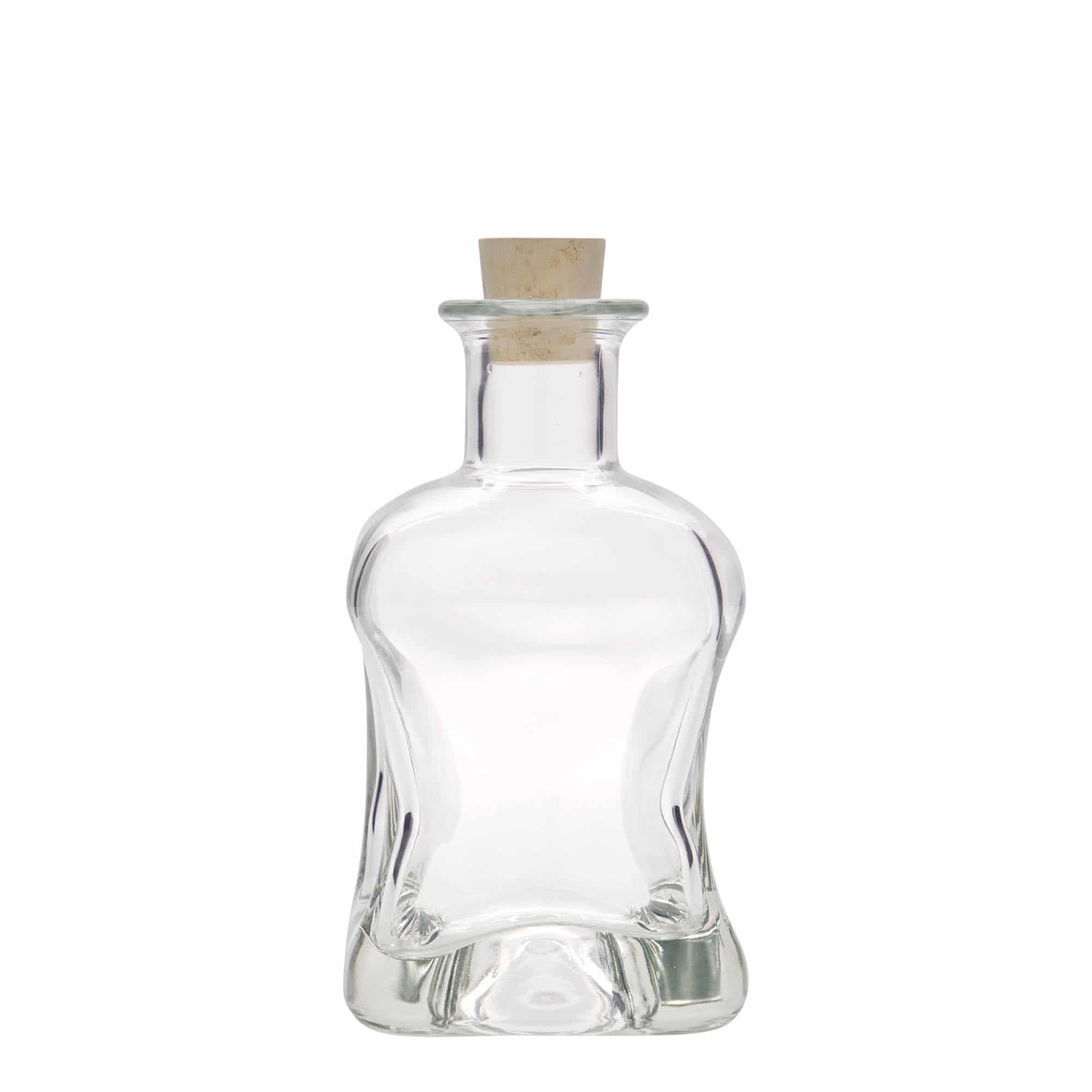 350 ml klaaspudel 'Dublin', ruudukujuline, sulgur: kork