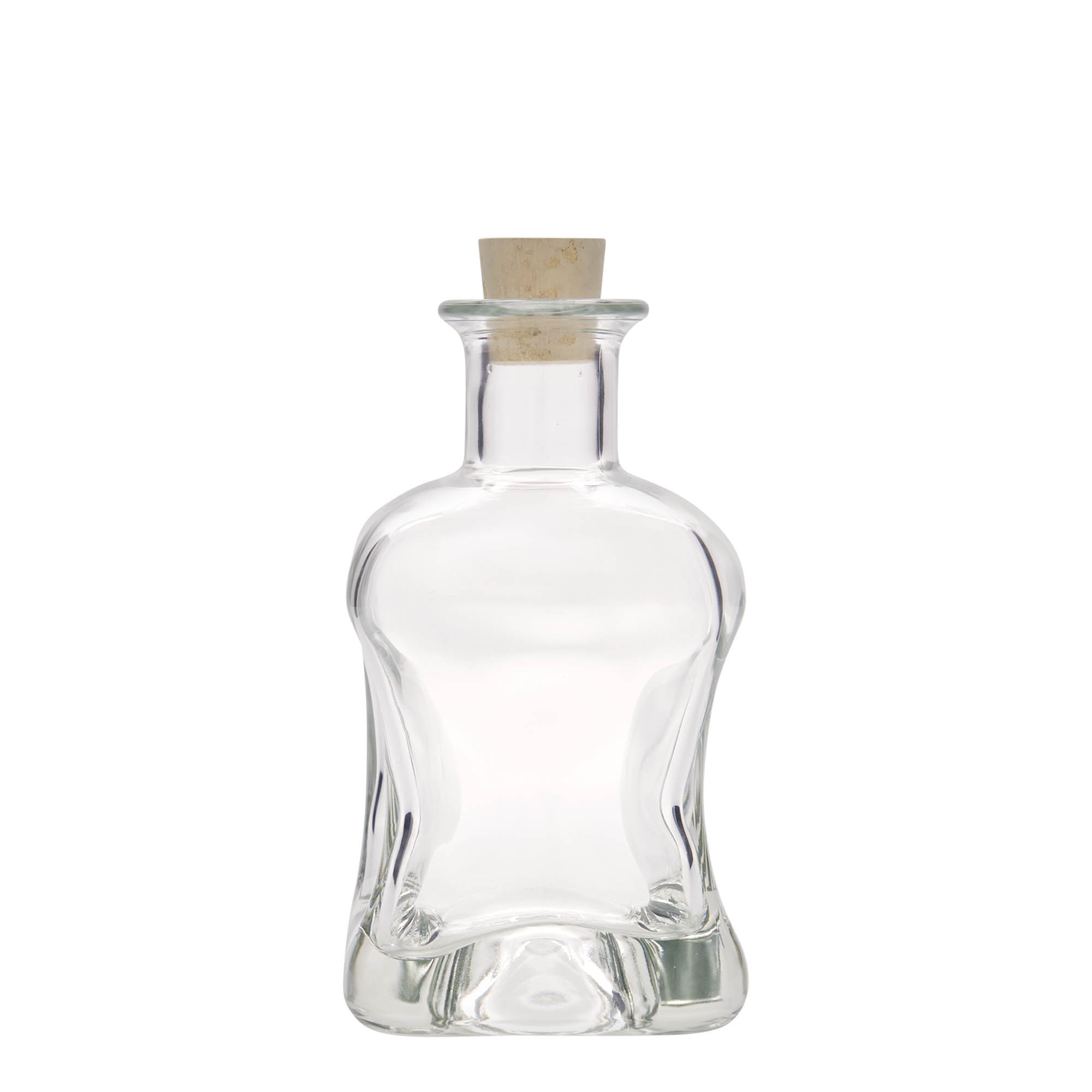 350 ml klaaspudel 'Dublin', ruudukujuline, suuava: kork