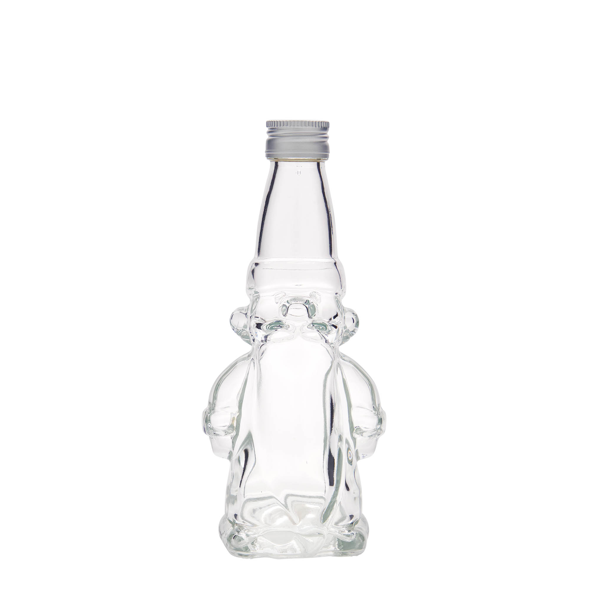 200 ml klaaspudel 'Jõuluvana', suuava: PP 28