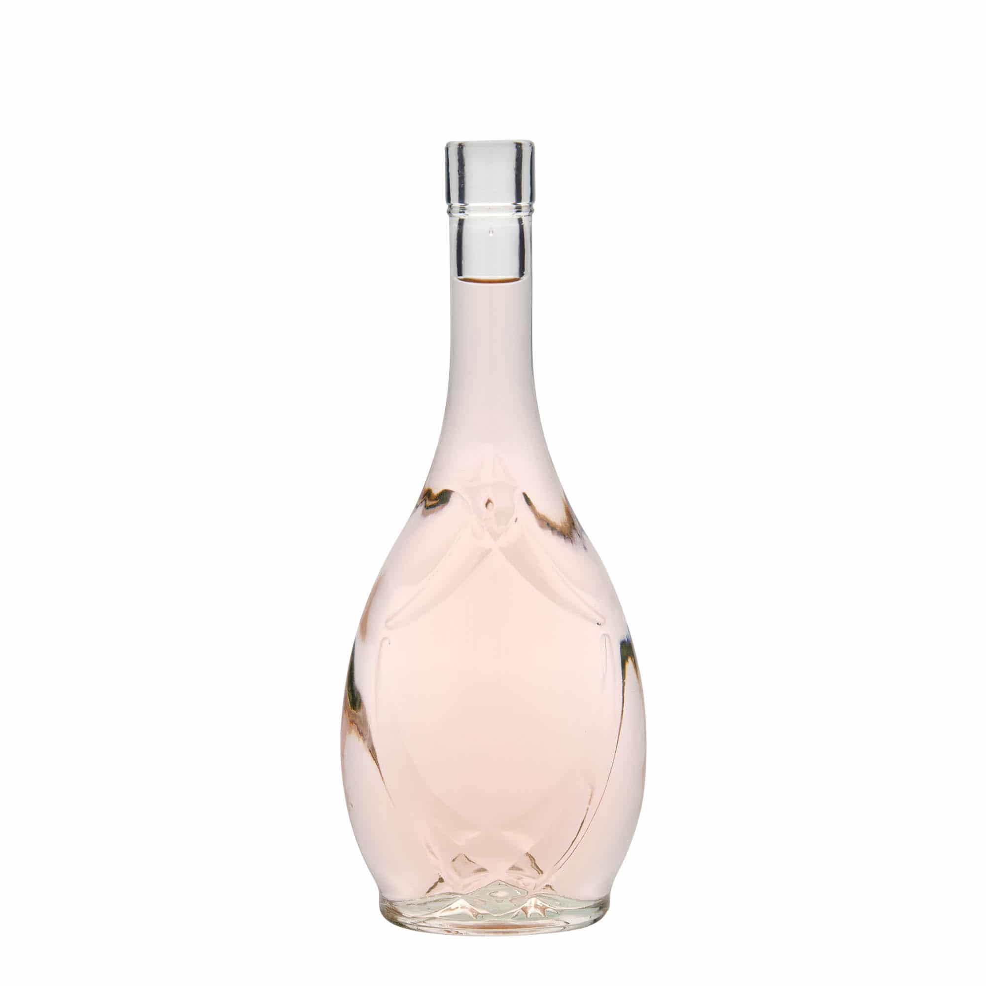 500 ml klaaspudel 'Zaragoza', ovaalne, sulgur: kork