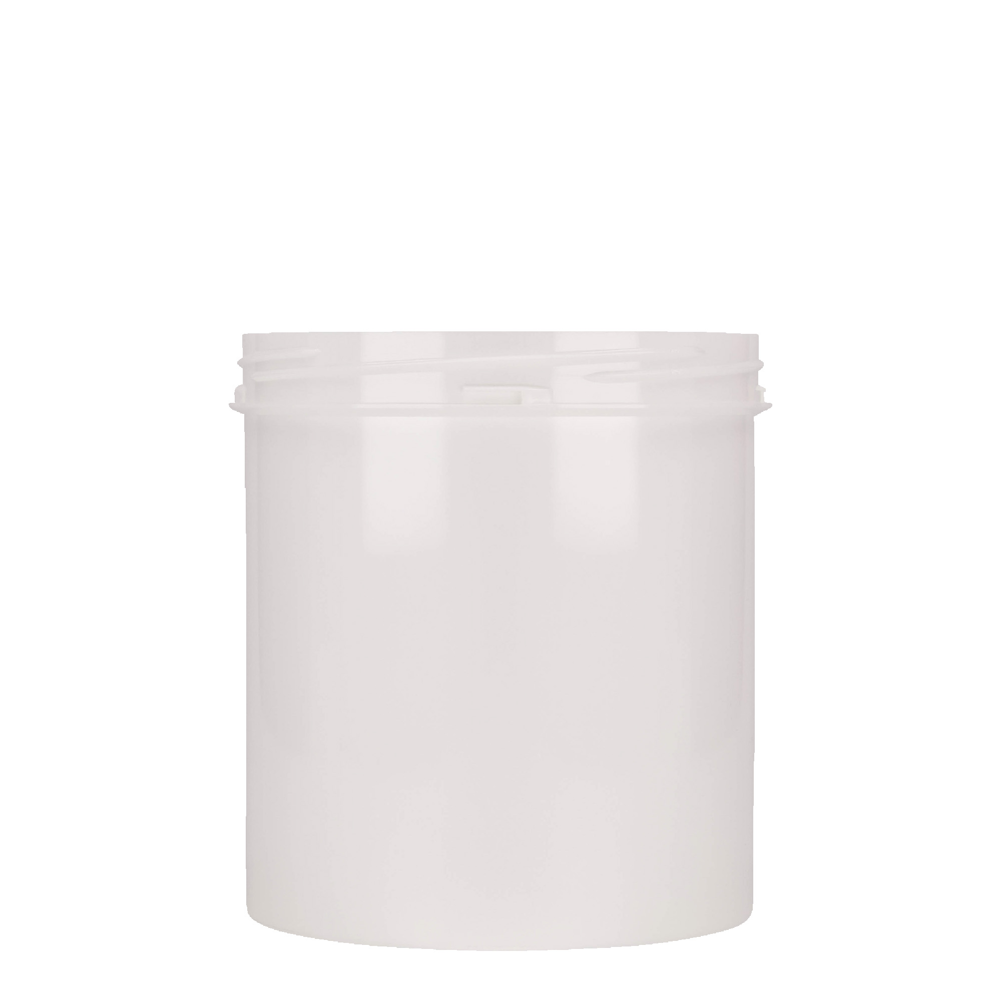 1000 ml plasttoos 'Securilock', PP, valge, sulgur: keeratav kaas