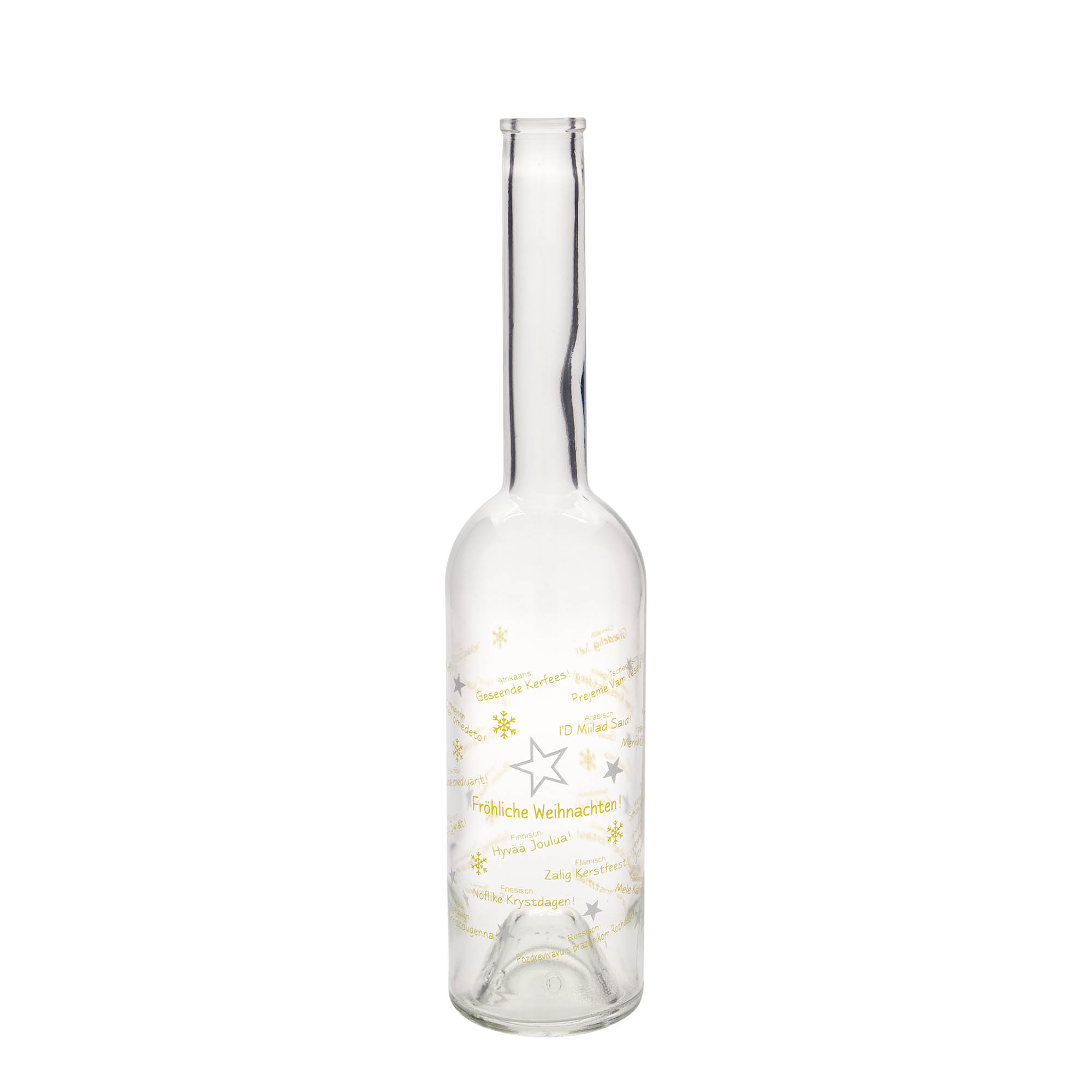 500 ml klaaspudel 'Opera', motiiv: Jõulud maailmas, suuava: kork 500 ml klaaspudel 'Opera', motiiv: Jõulud maailmas, suuava: kork