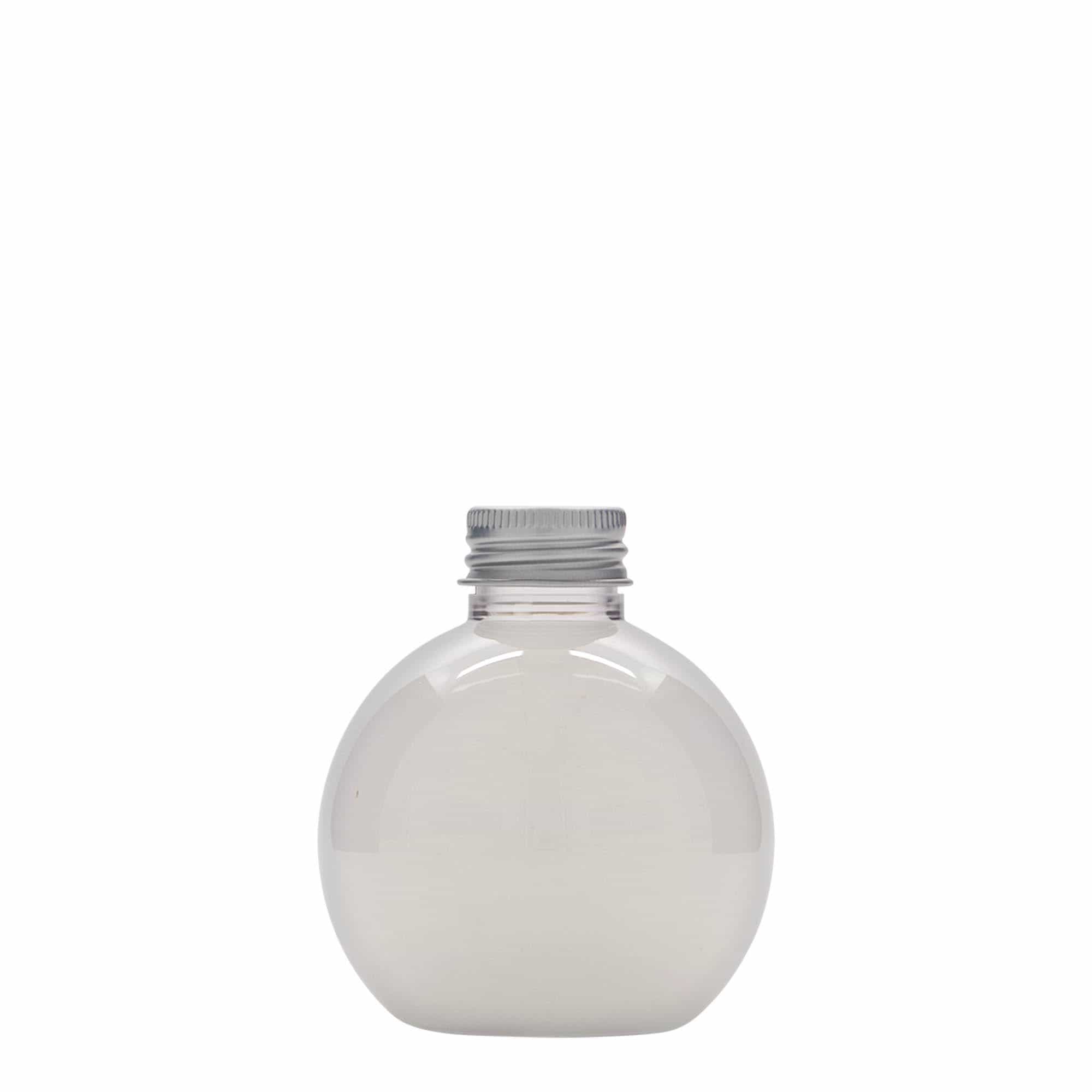 150 ml PET-pudel 'Perry', ümmargune, plast, sulgur:  24/410
