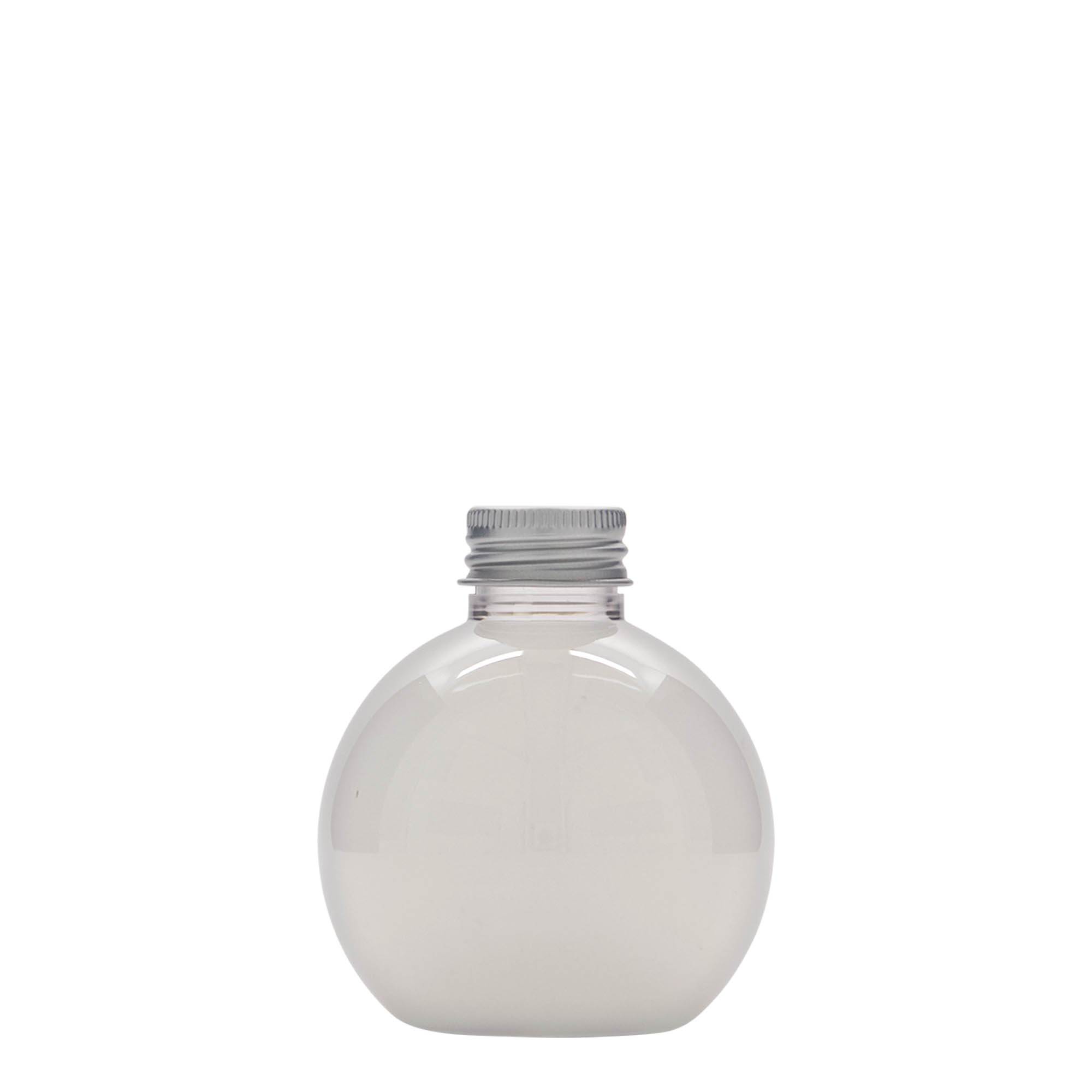 150 ml PET-pudel 'Perry', ümmargune, plastik, suuava: 24/410