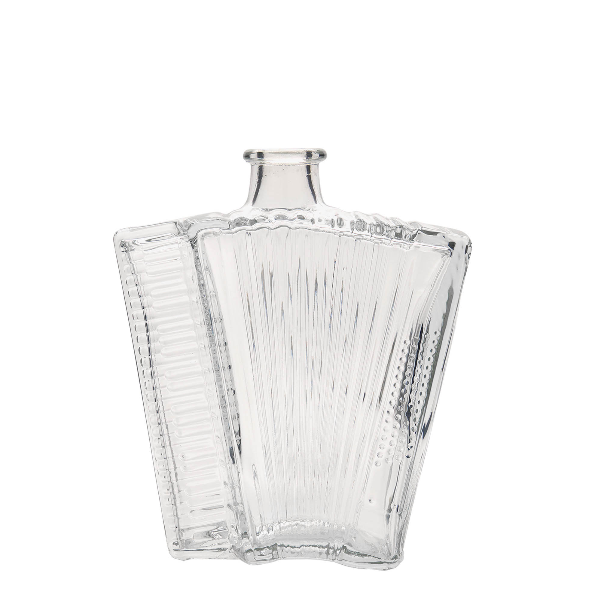 500 ml klaaspudel 'Akkordeon', ava: kork 500 ml klaaspudel 'Akkordeon', ava: kork