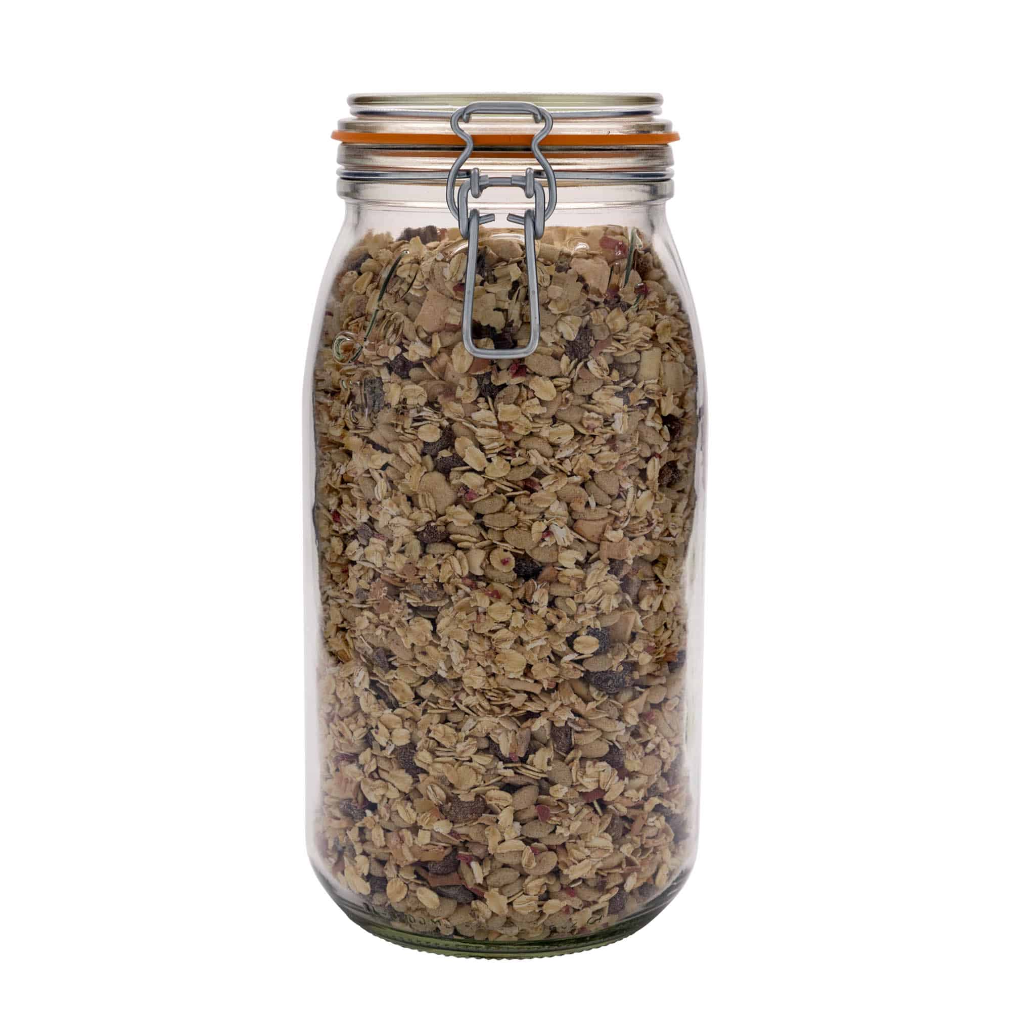 3.000 ml traadist klambriga purk „Le Parfait Super Bocal“, avale: traadist klambriga sulgur