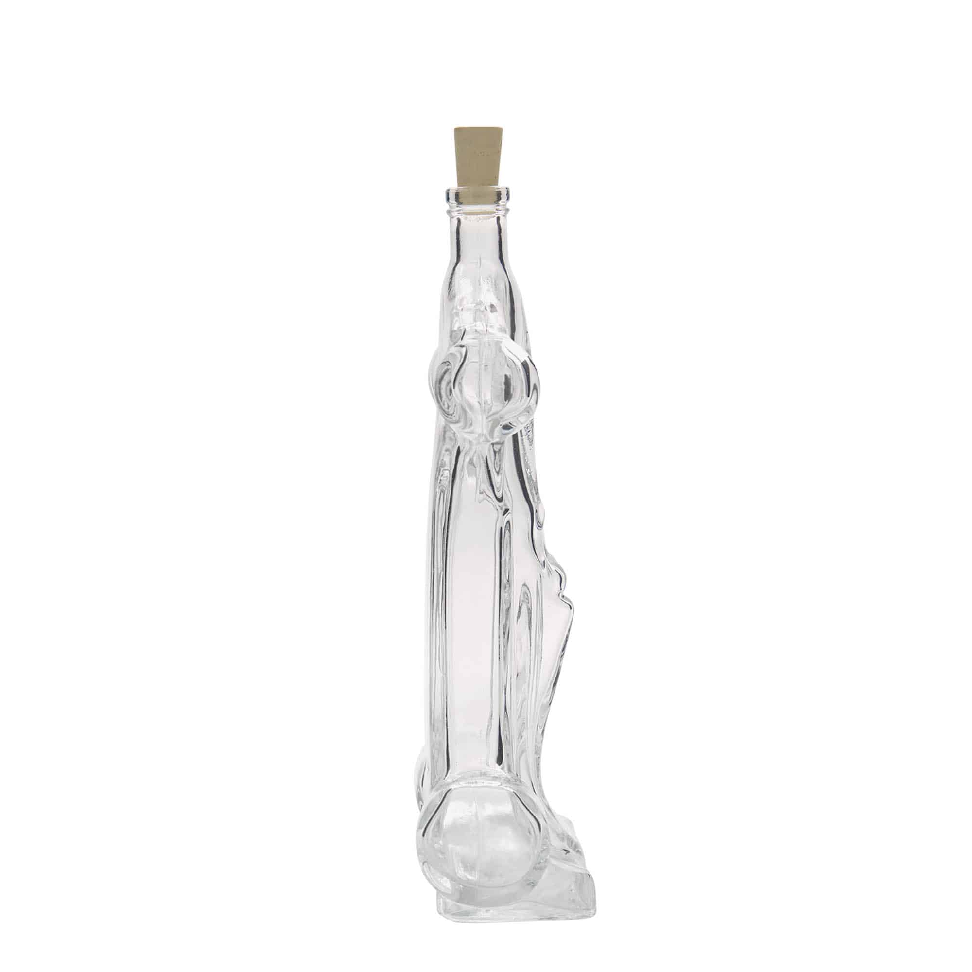 200 ml klaaspudel „Rennwagen“, suuava: kork