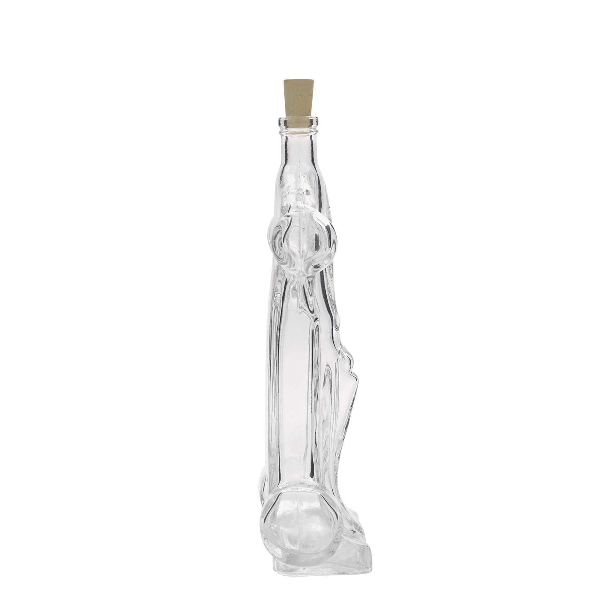 200 ml klaaspudel „Rennwagen“, suuava: kork