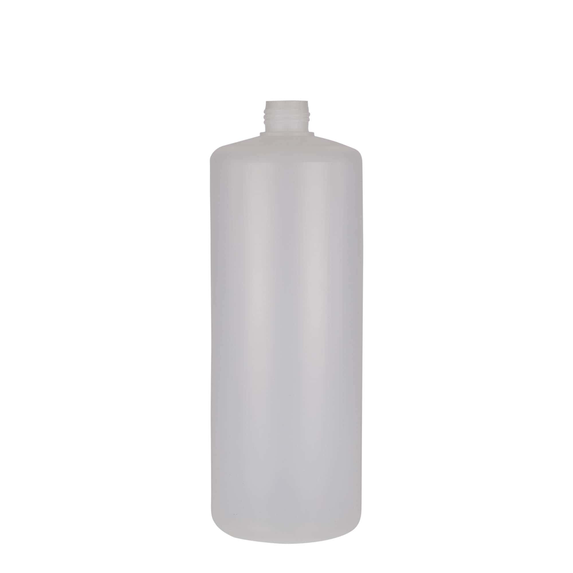 1.000 ml ümarpudel, PE-plastik, naturaalne, suuava: keeratava kork 1.000 ml ümarpudel, PE-plastik, naturaalne, suuava: keeratava kork