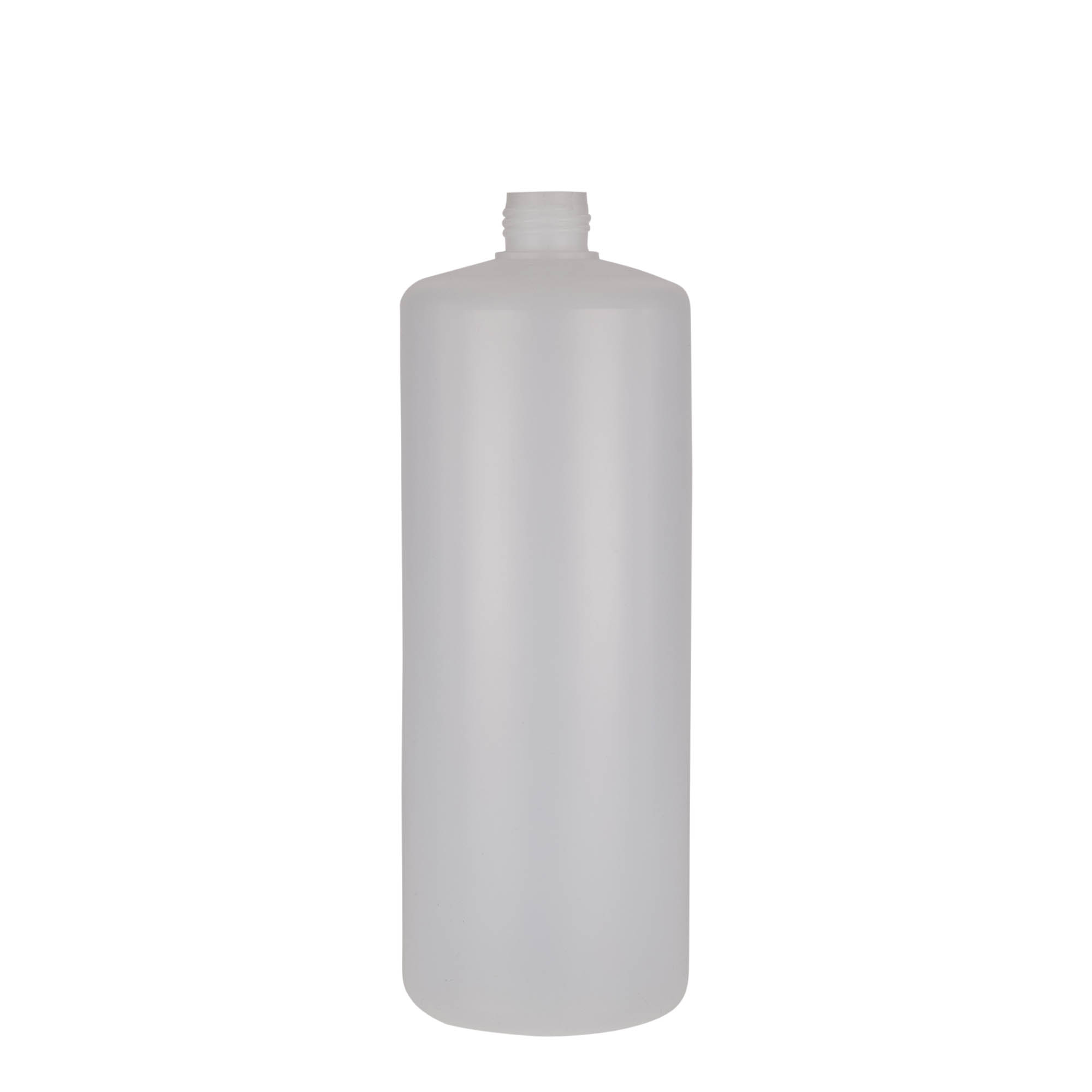 1.000 ml ümarpudel, PE-plastik, naturaalne, suuava: keeratava kork 1.000 ml ümarpudel, PE-plastik, naturaalne, suuava: keeratava kork