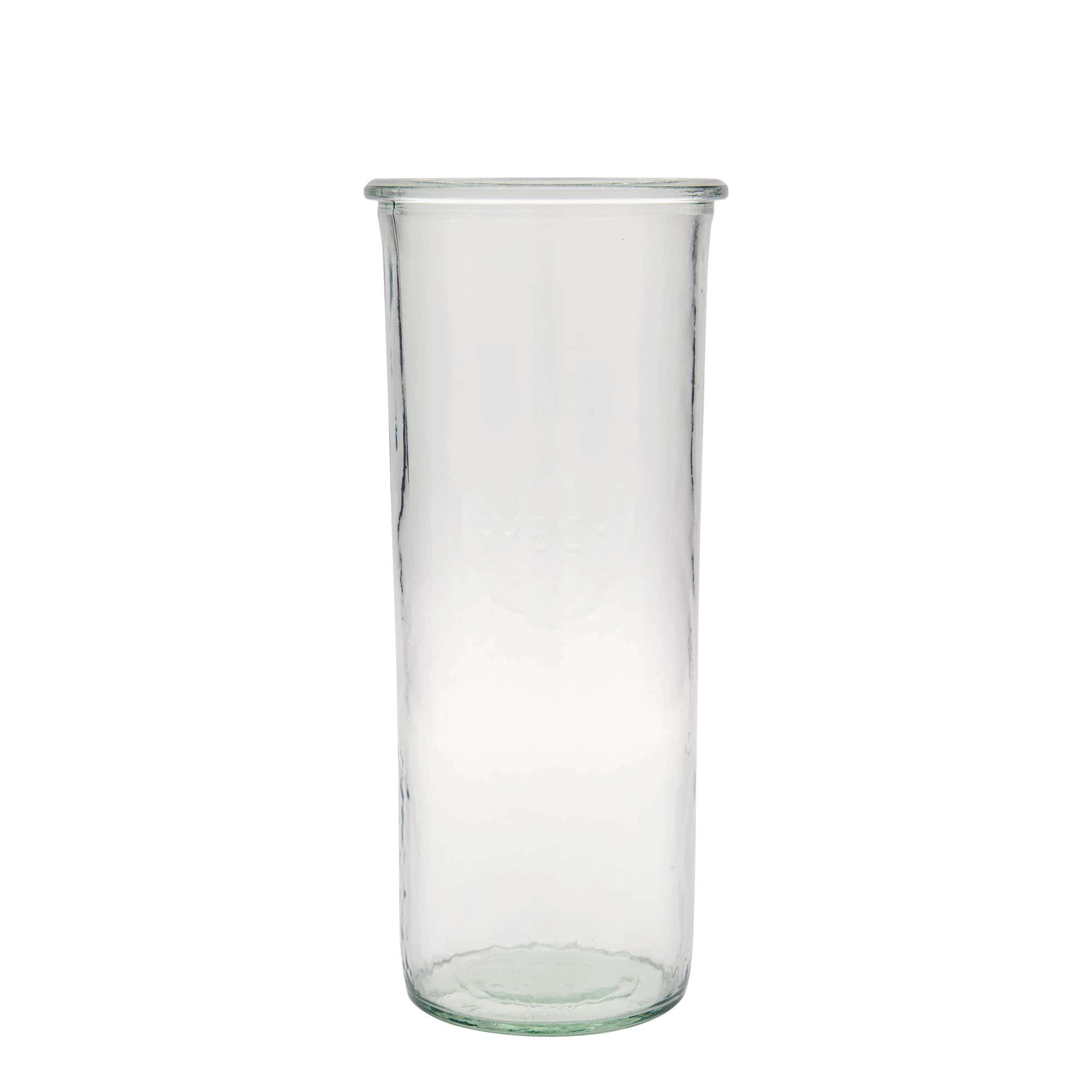 1500 ml WECKi laia suuga purk, sulgur: ümar serv