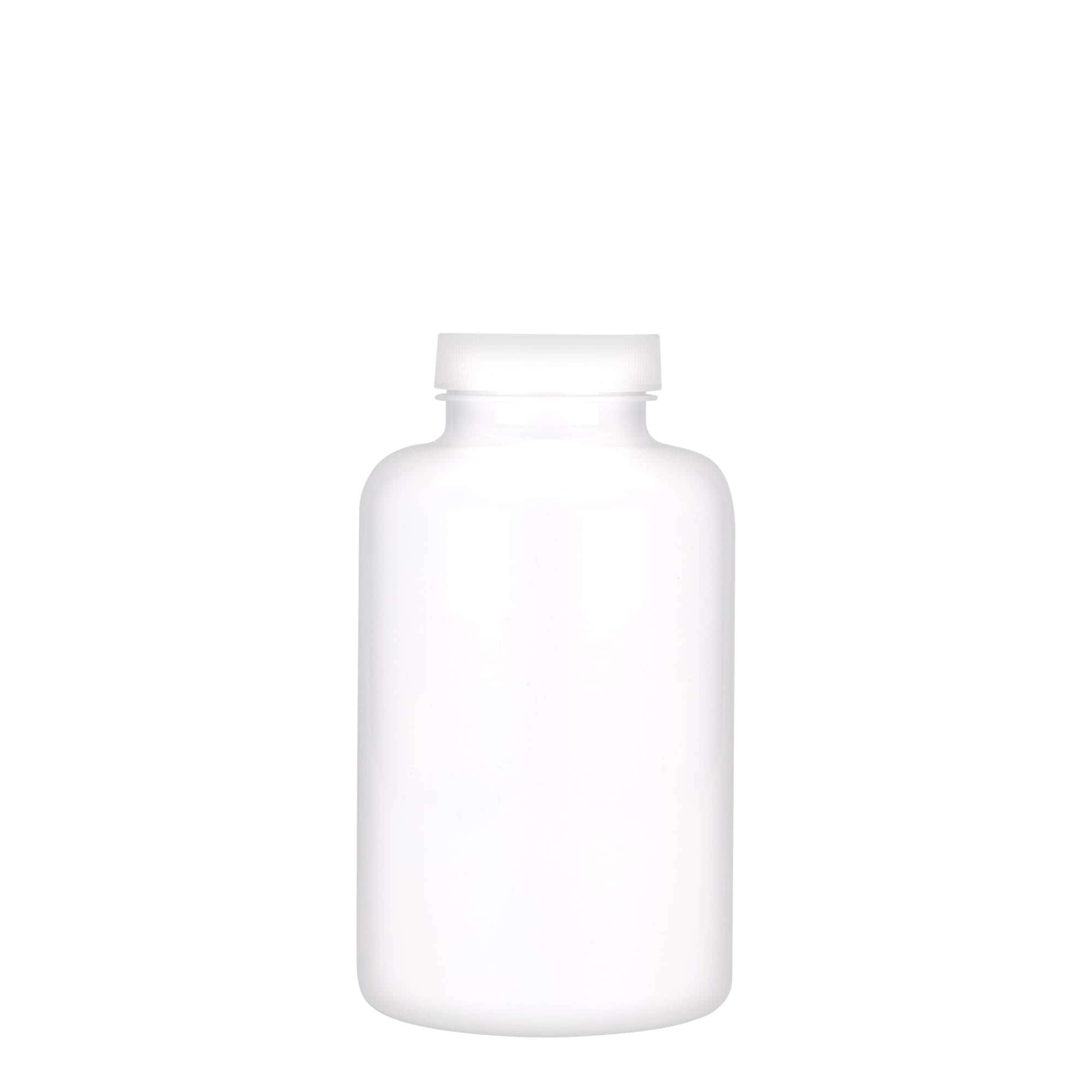 500 ml PET-pakend, plastik, valge, ava: 45/400