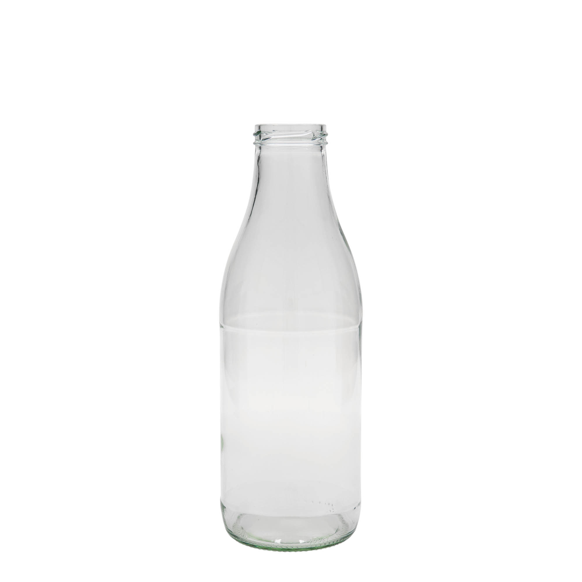 1.000 ml laiakaelne pudel Lorenzo, avale: keeratav kork (TO 48)