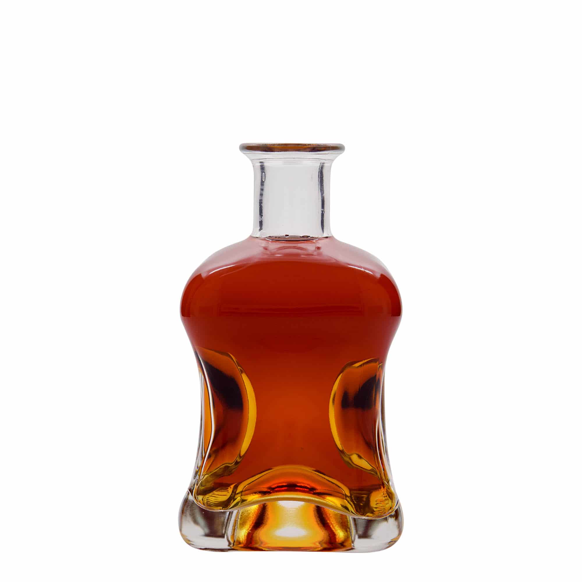 500 ml klaaspudel 'Dublin', ruudukujuline, sulgur: kork