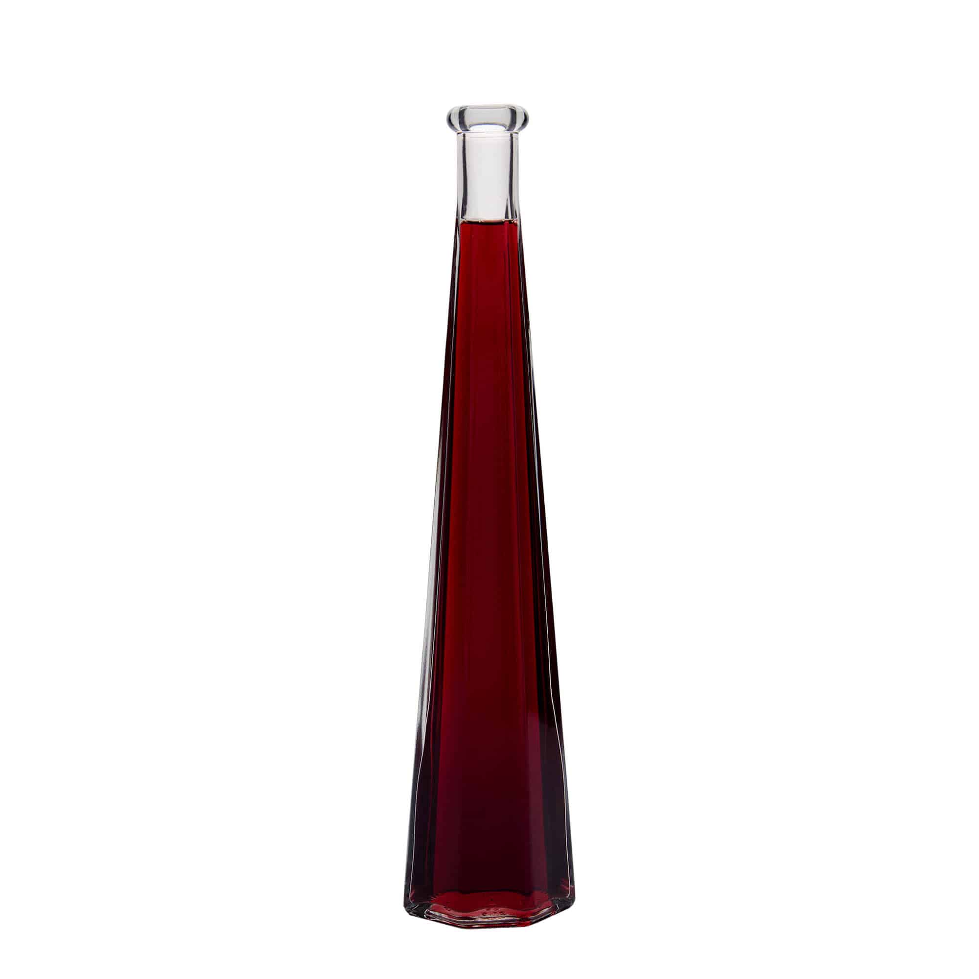 200 ml klaaspudel „Dama Sexta“, kuusnurkne, avale: kork