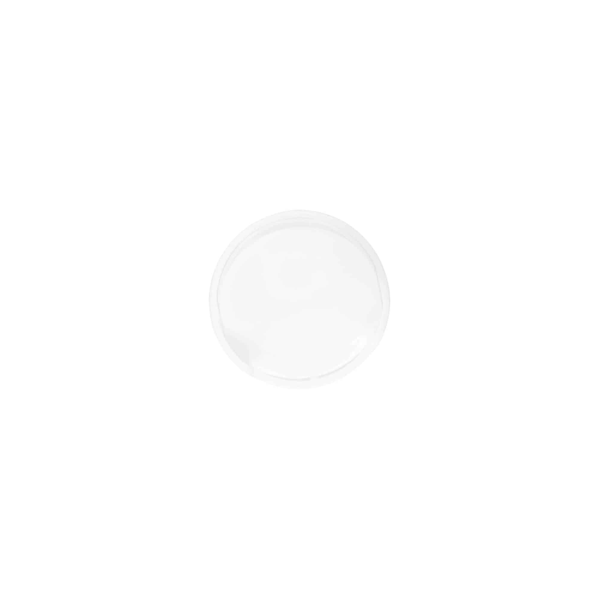 Keeratav disc-top-kork, PP-plast, valge, sulguri tüüp: GPI 24/410