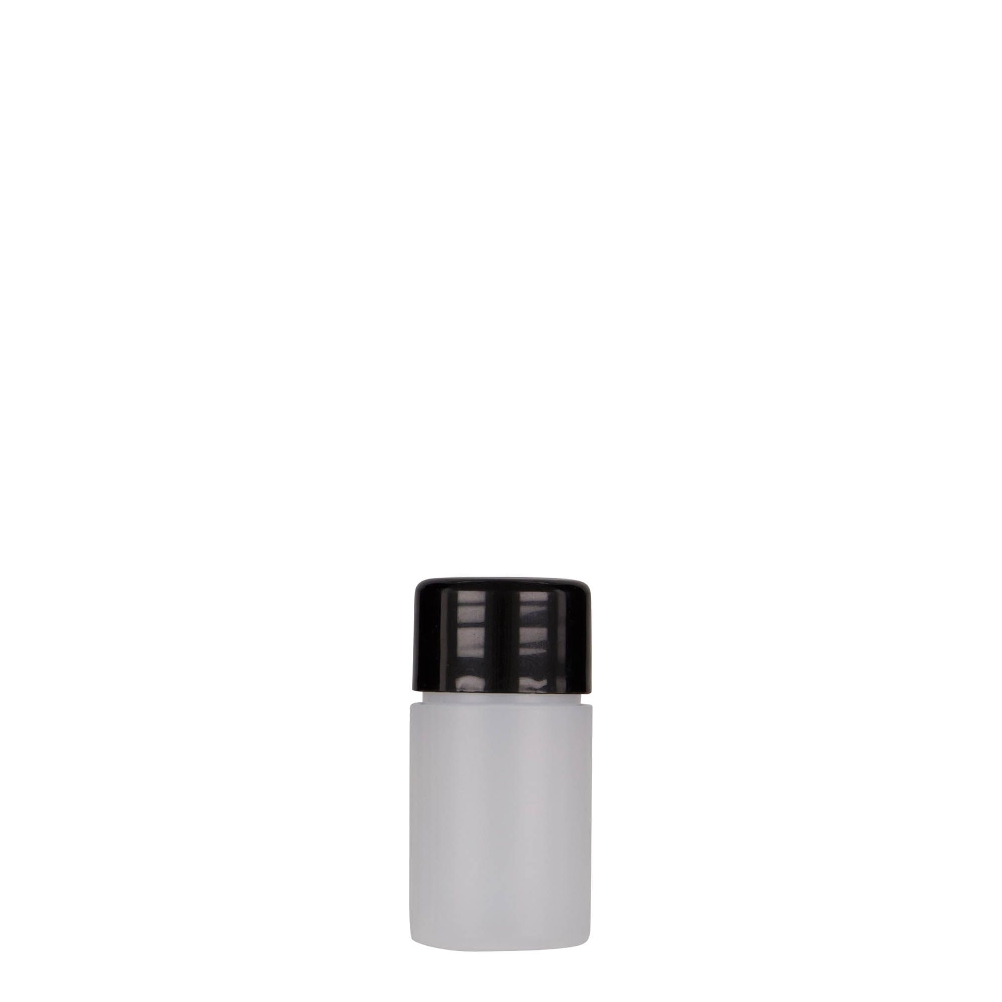 15 ml plastpudel 'Tuffy', HDPE, naturaalne, suu: 24/410