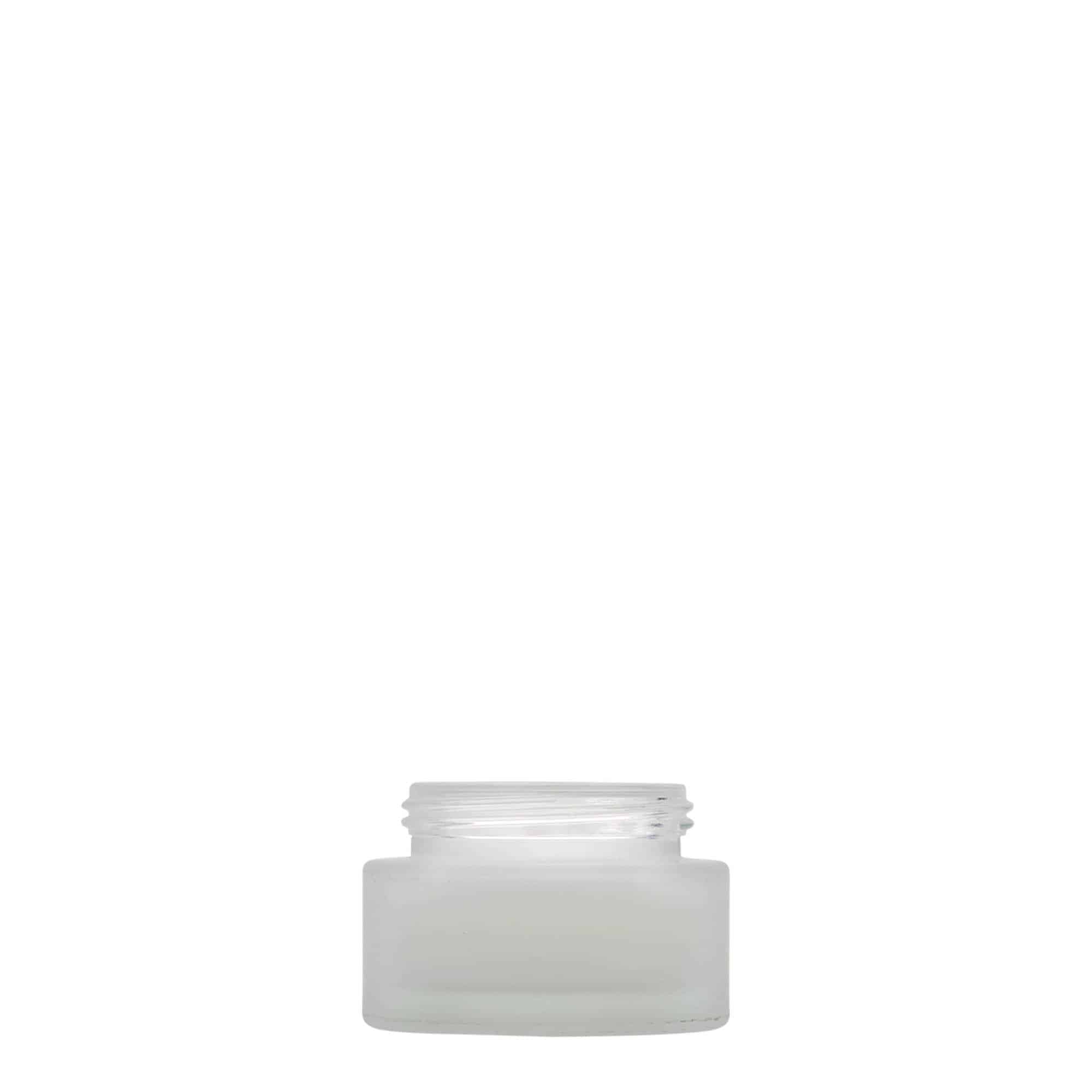 15 ml kosmeetikapurk 'Platin Edition', klaas, matt, sulgur: keeratav kaas