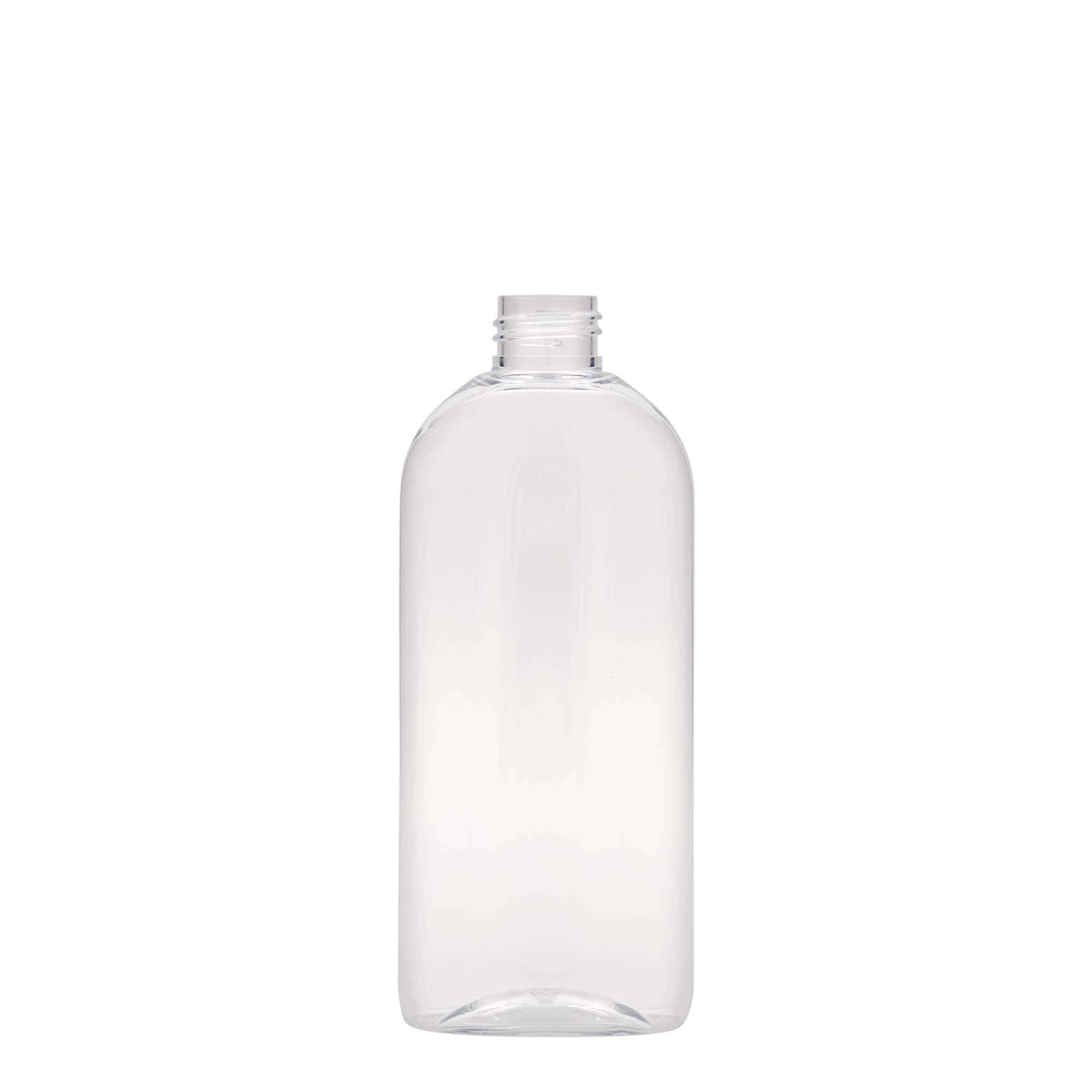250 ml PET-pudel 'Iris', ovaalne, plastik, kael: 24/410