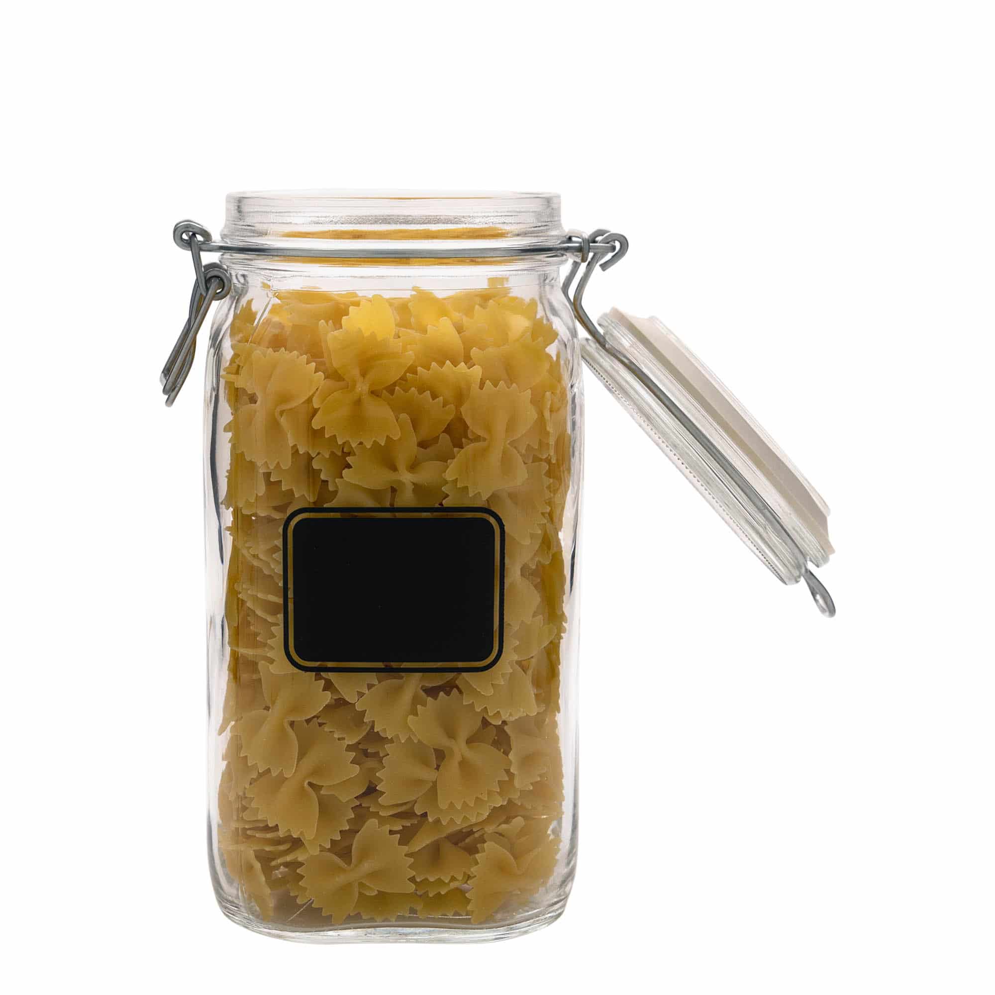 1500 ml traatkaanega purk 'Fido', motiiv: sildiväli, ruudukujuline, sulgur: traatkaas
