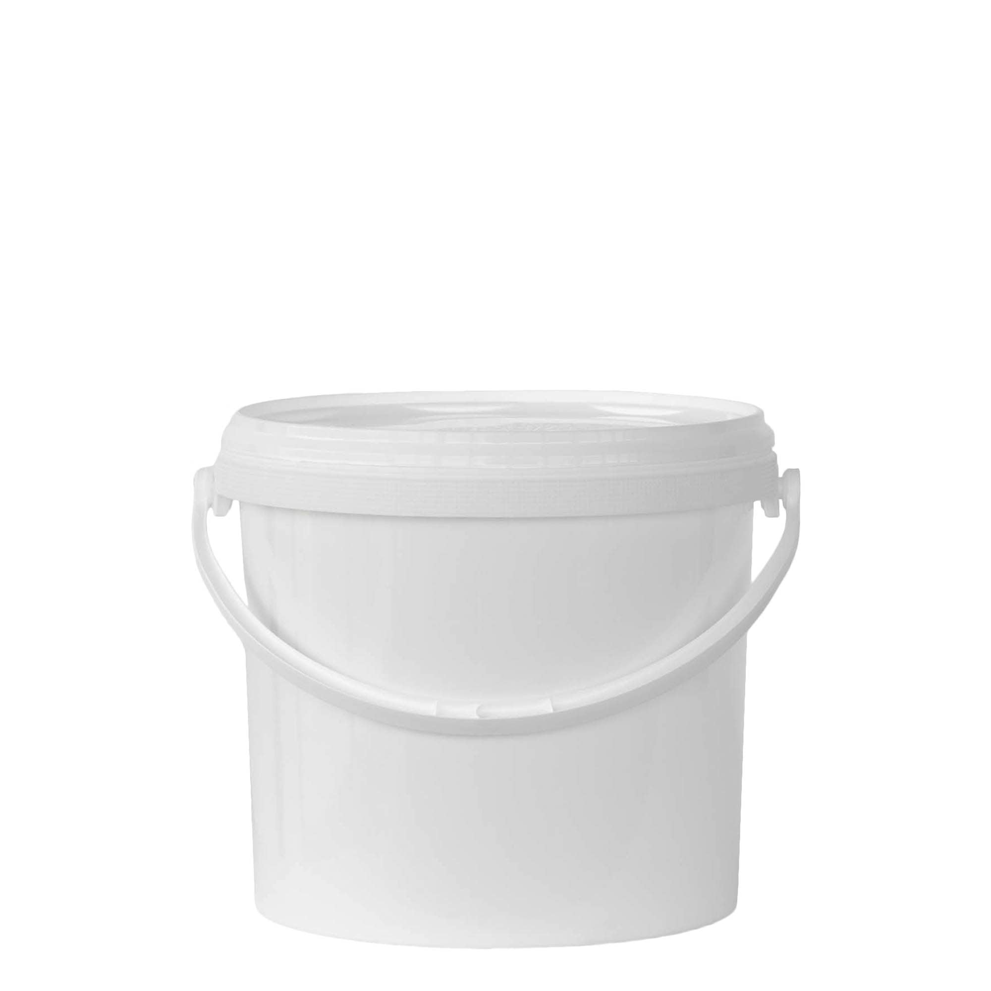 5 l ämber, PP-plast, valge