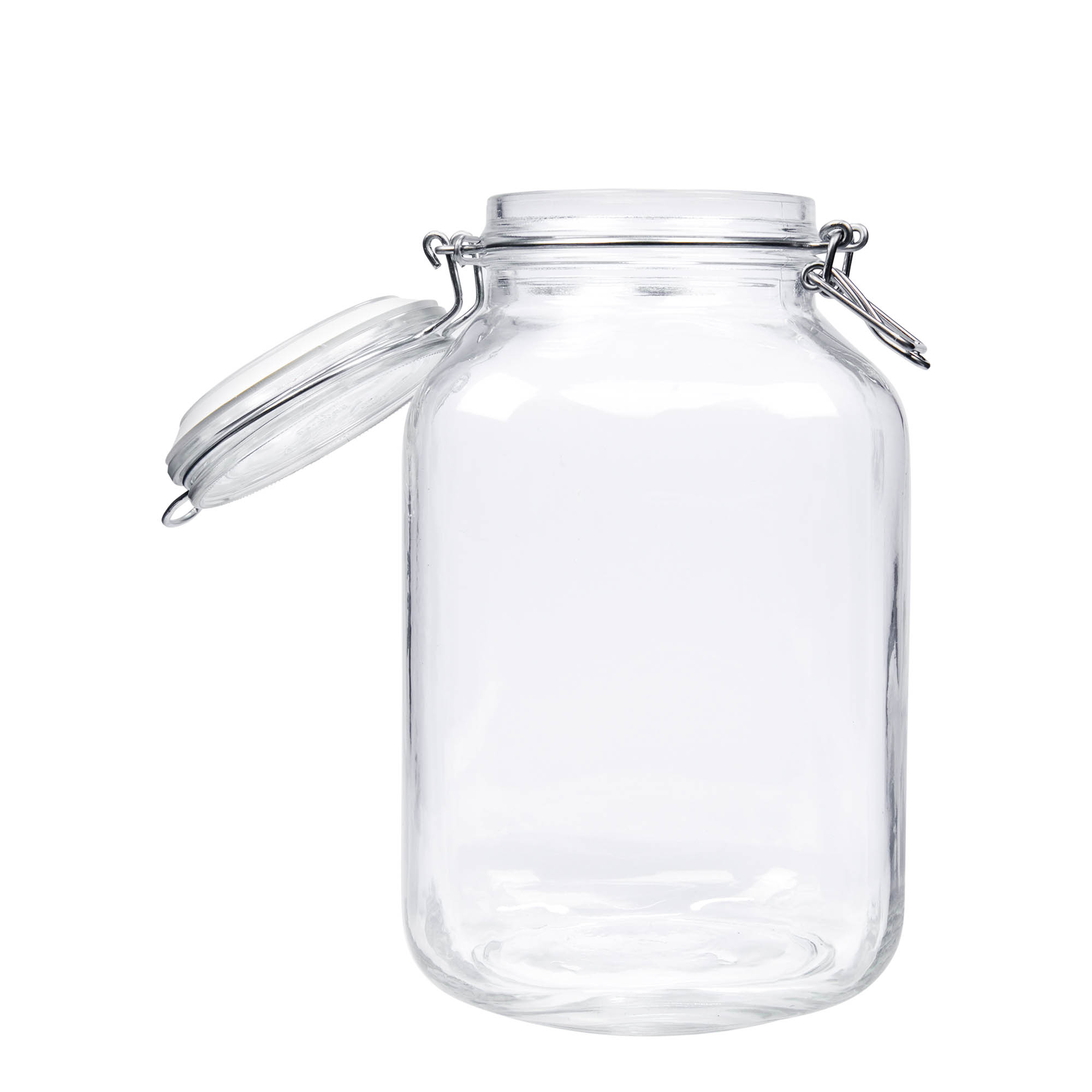 3000 ml traatkaanega purk 'Fido', ruudukujuline, sulgur: traatkaas