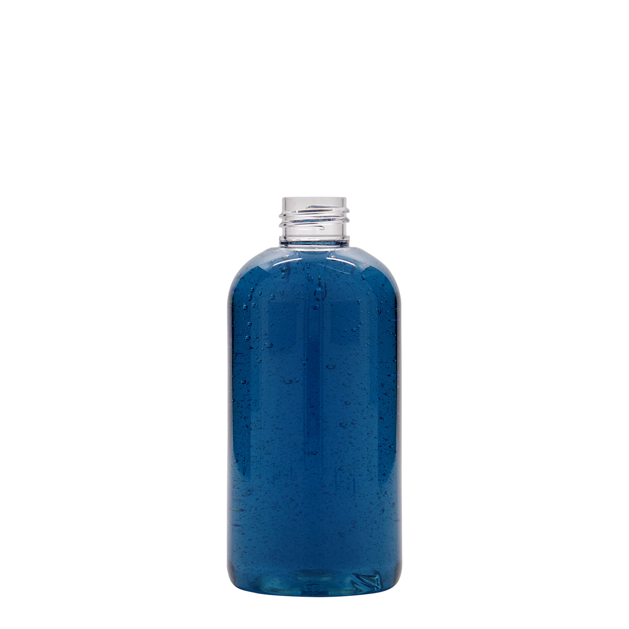 250 ml PET-pudel 'Boston', plast, kael: 24/410