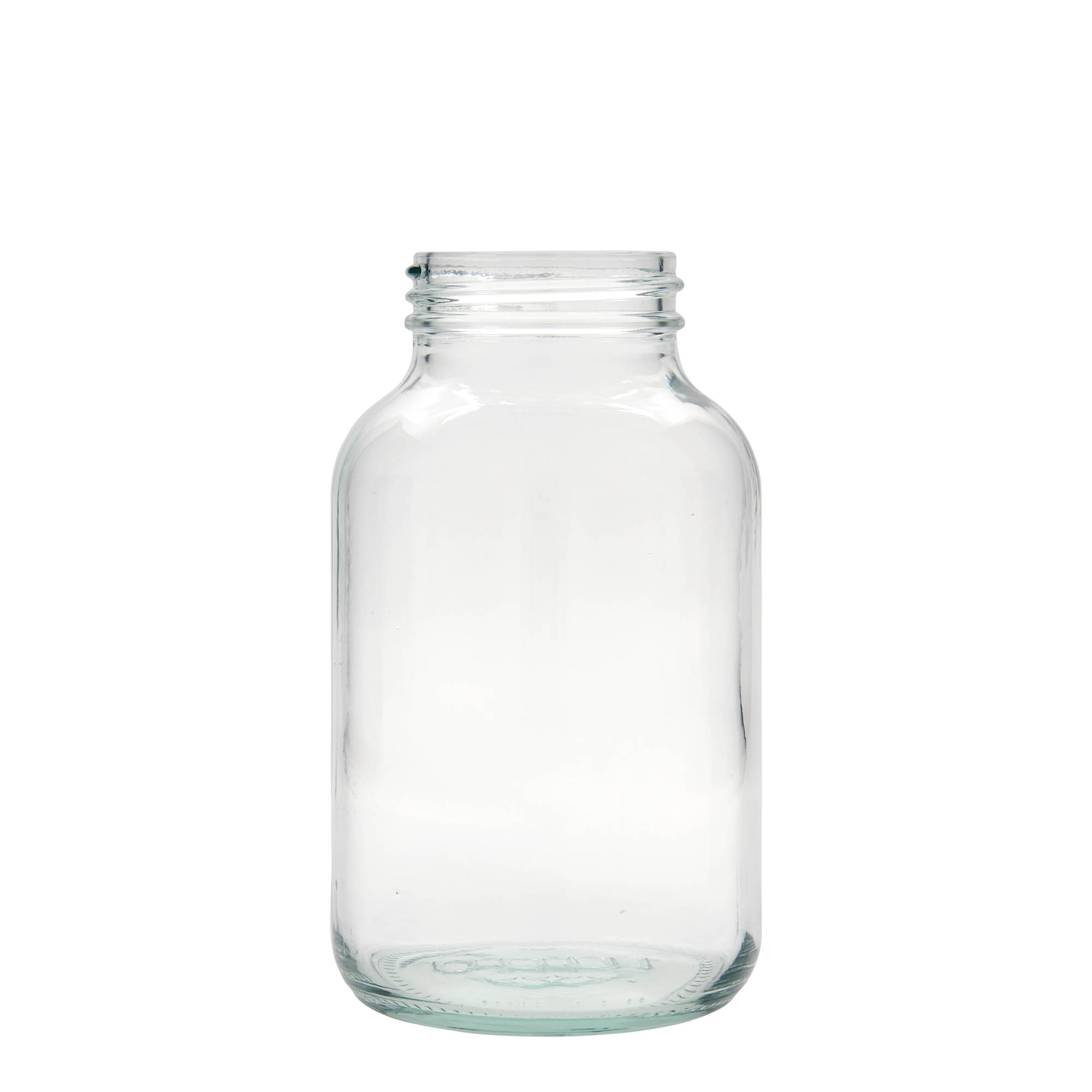 1.000 ml laiakaelne klaaspudel, ava: DIN 68 1.000 ml laiakaelne klaaspudel, ava: DIN 68