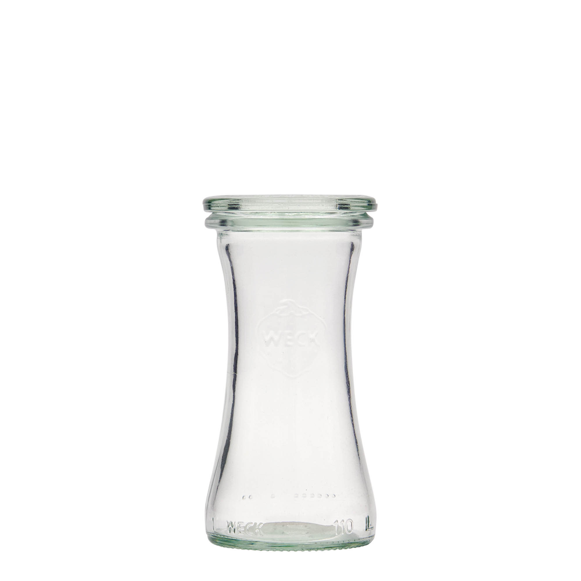 110 ml WECKi delikatessipurk, sulgur: ümar serv