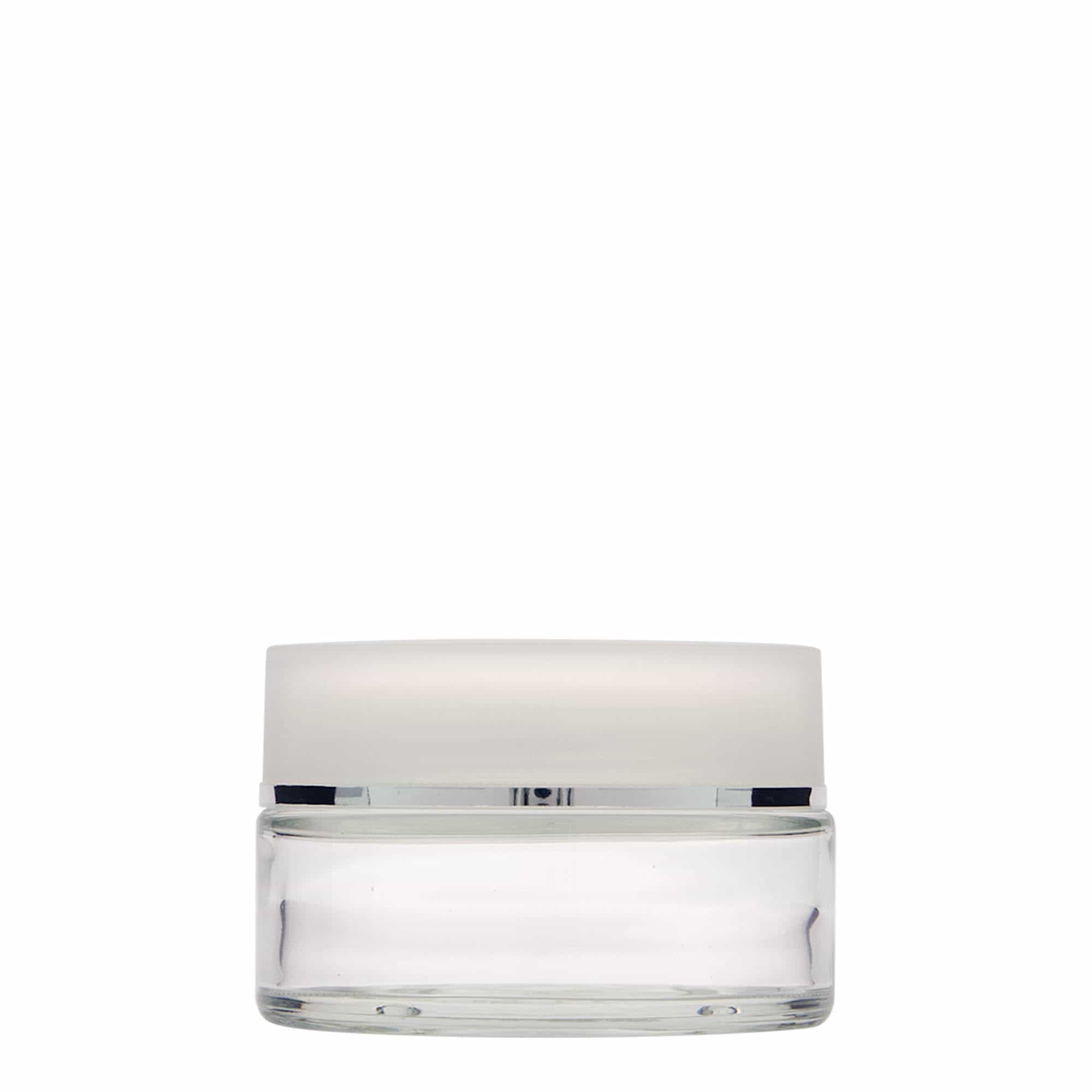 100 ml kosmeetikapurk 'Clear Edition', klaas, sulgur: keeratav kaas