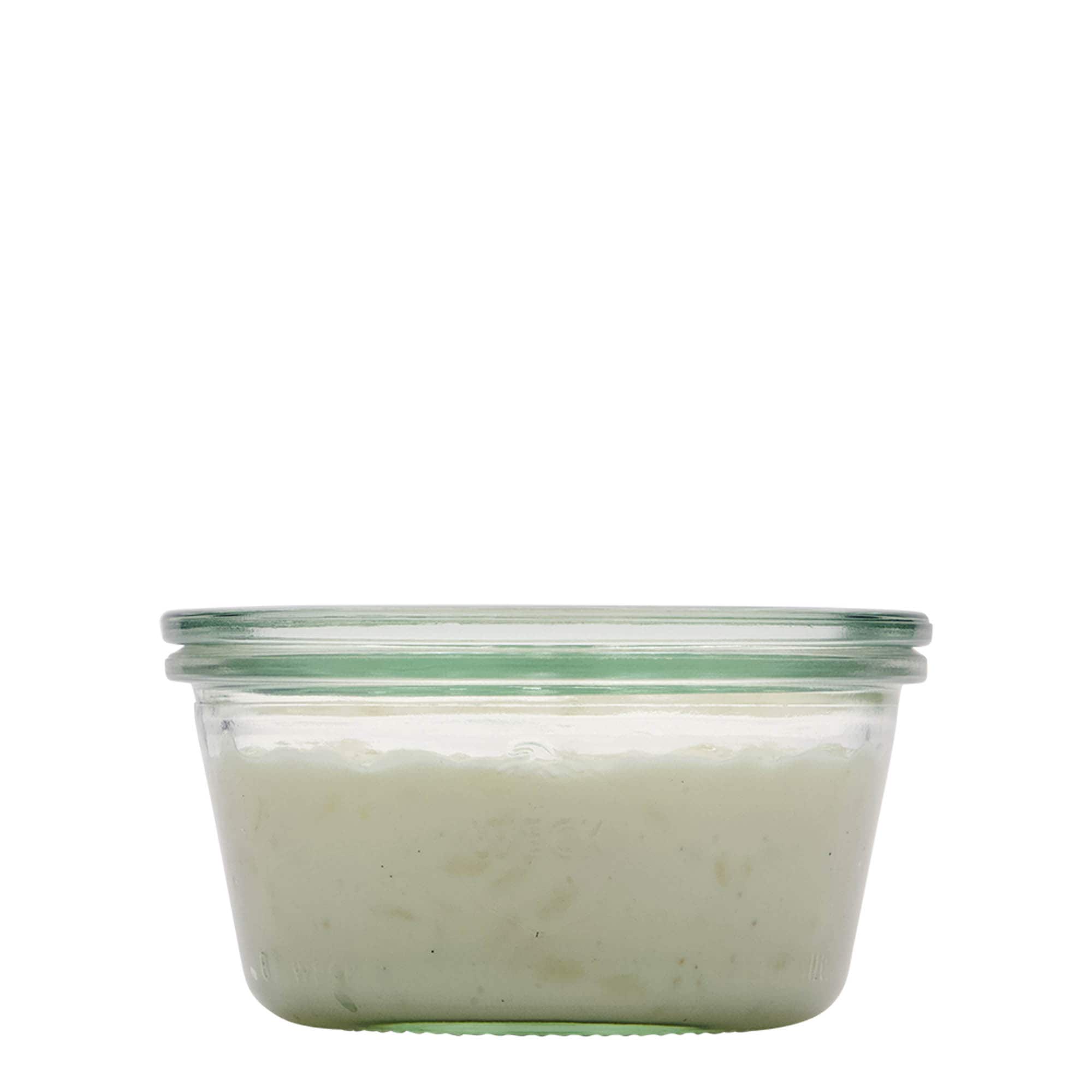 290 ml WECK-purgiklaas, suuava: ümaräär