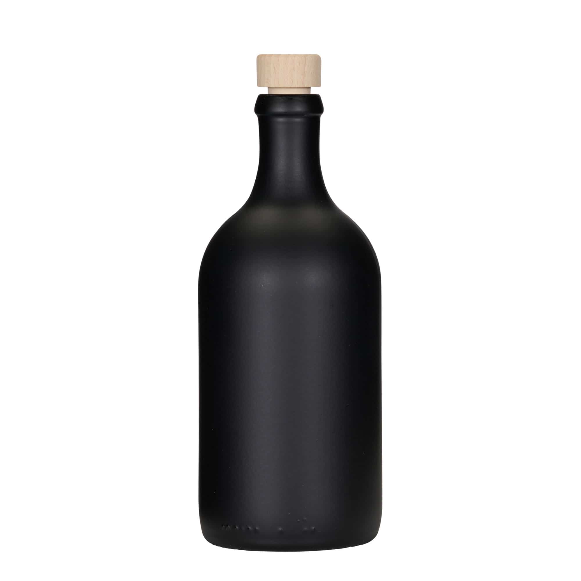 500 ml klaaspudel 'Ginevra Leggera', must, sulgur: kork