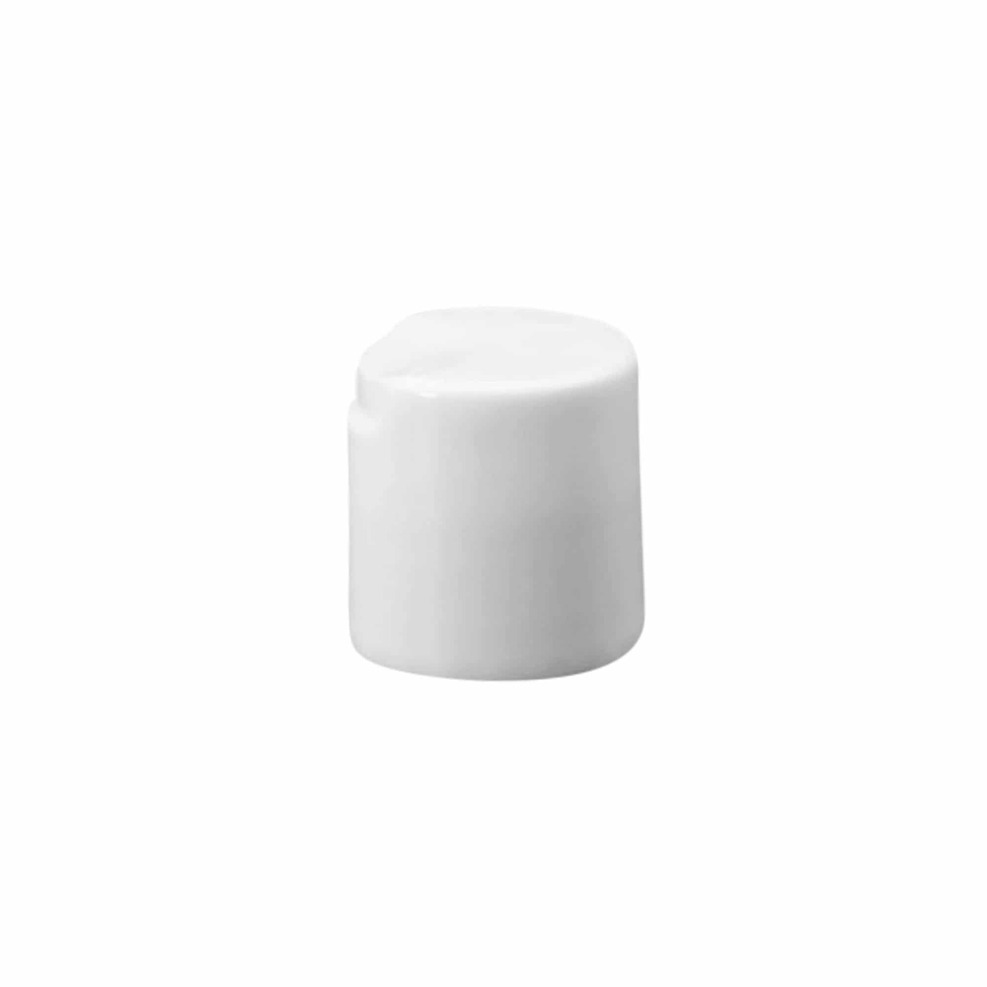 Kruvikork Disc Top, PP-plastik, valge, avause jaoks: 24/410