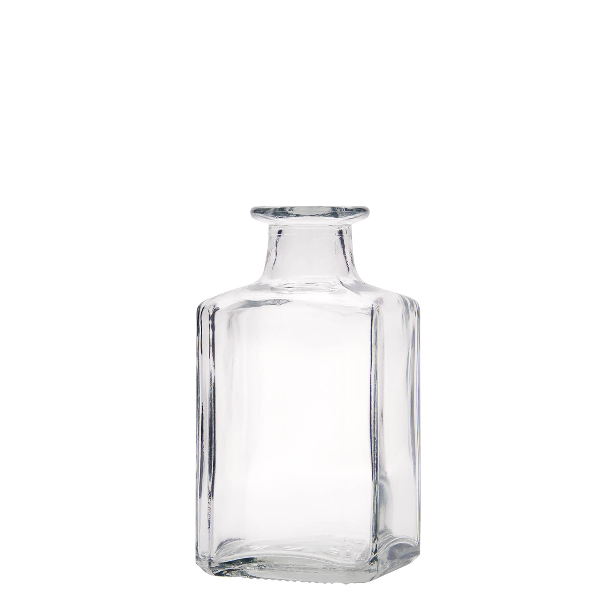 250 ml klaaspudel 'Torben', ruudukujuline, sulgur: kork