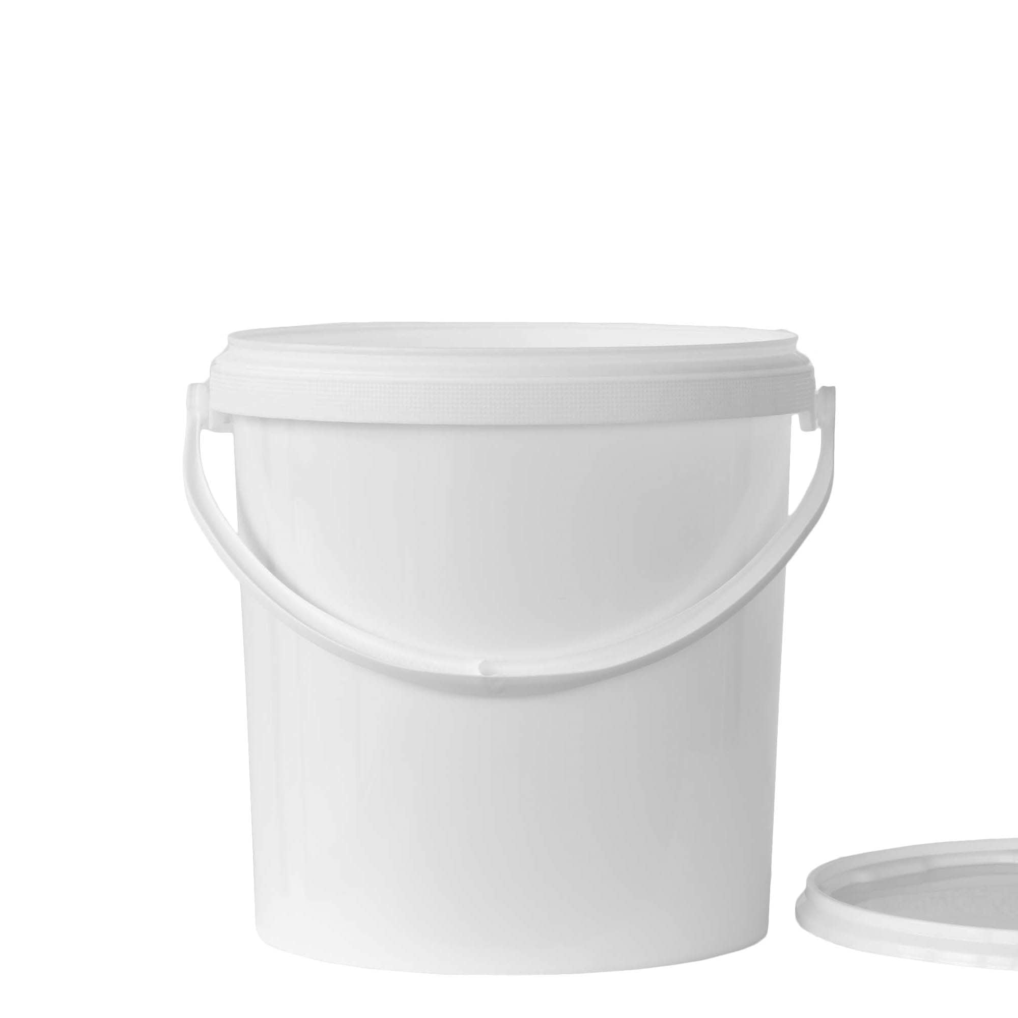 10 l ämber, PP-plast, valge