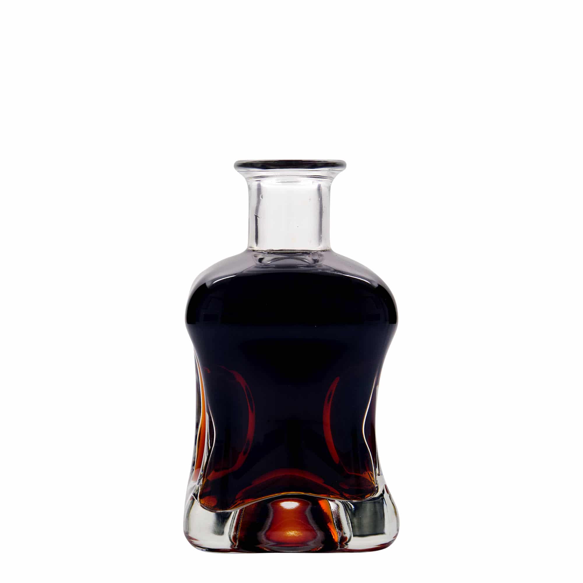 350 ml klaaspudel 'Dublin', ruudukujuline, sulgur: kork