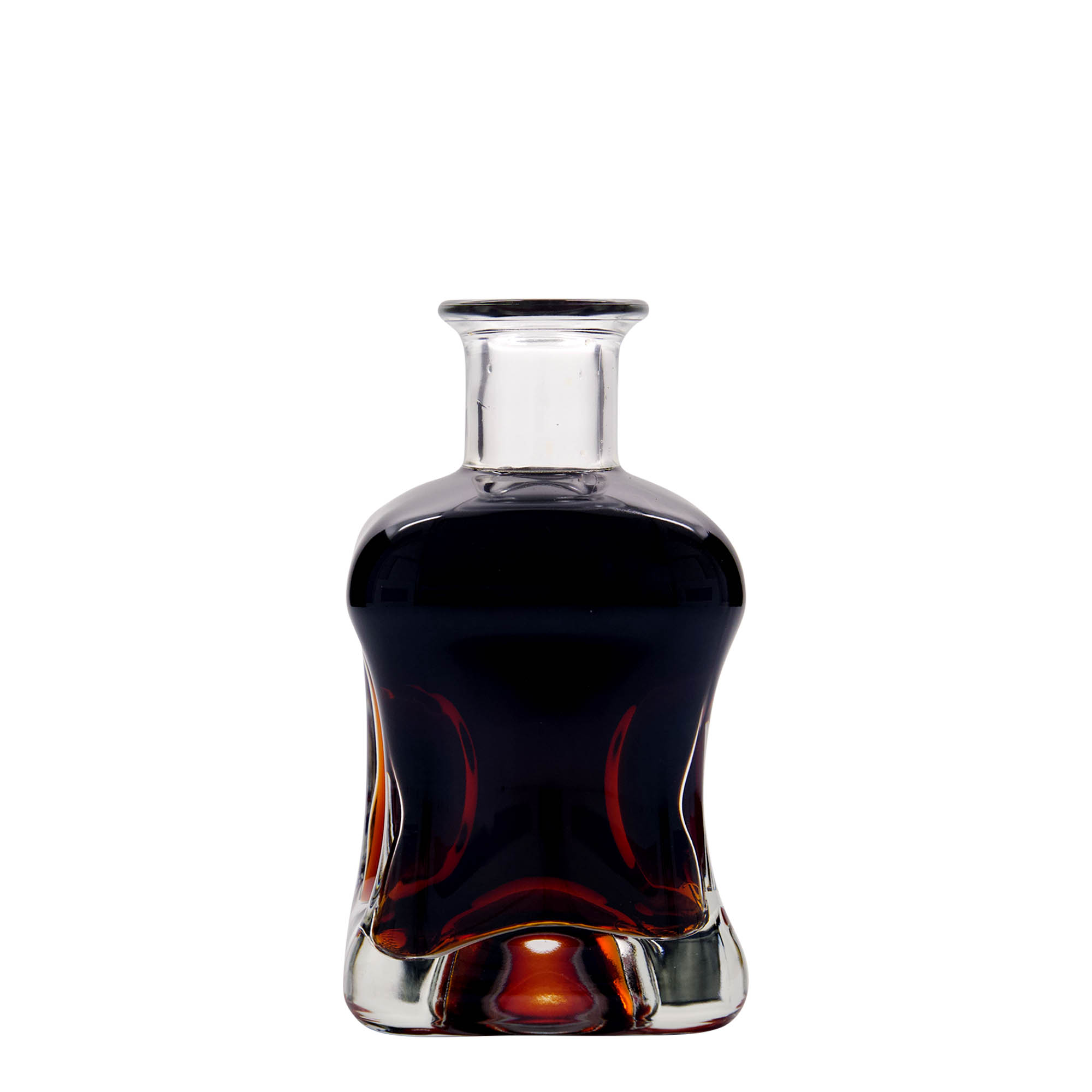 350 ml klaaspudel 'Dublin', ruudukujuline, sulgur: kork