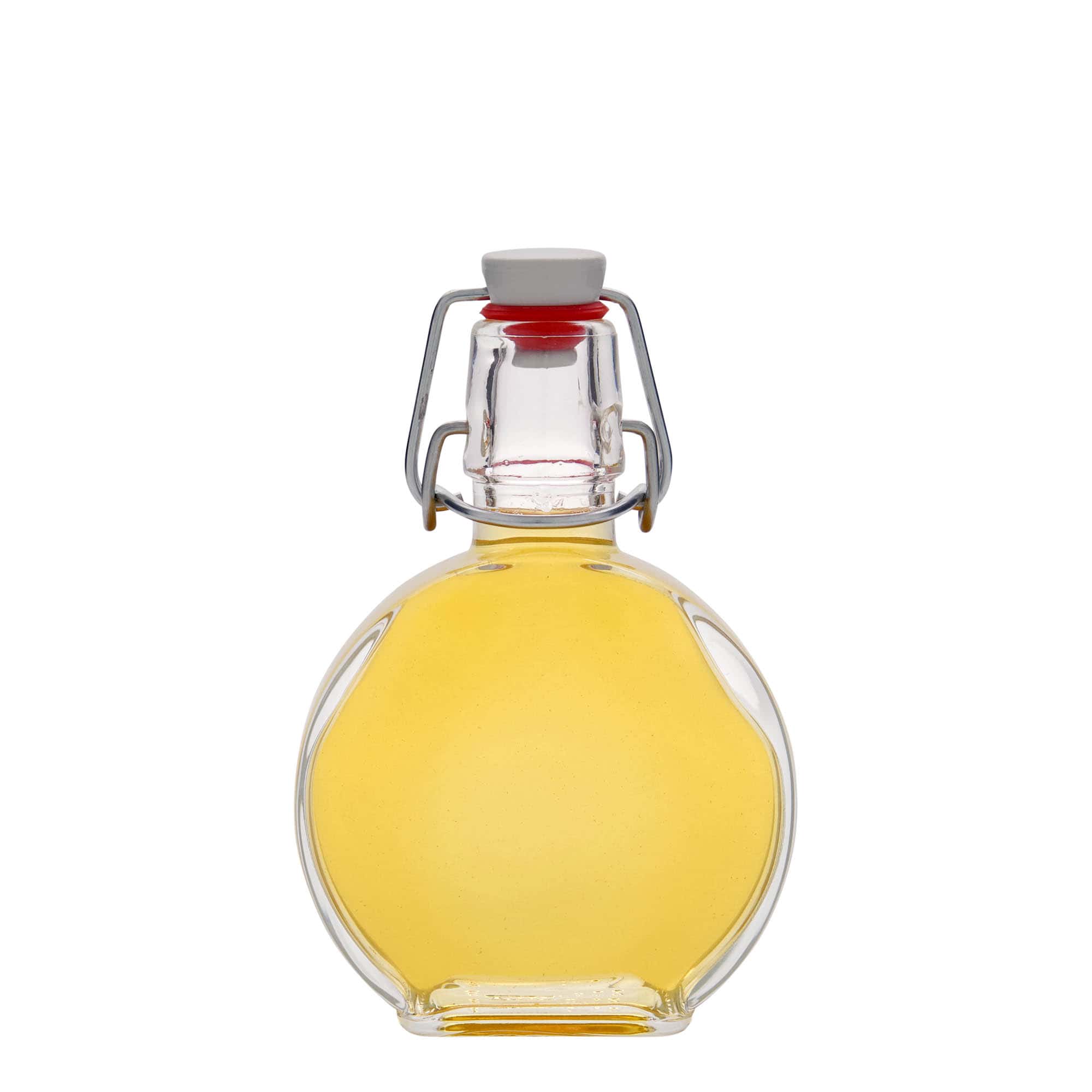 200 ml klaaspudel 'Sensatione', ristkülikukujuline, sulgur: traatkork