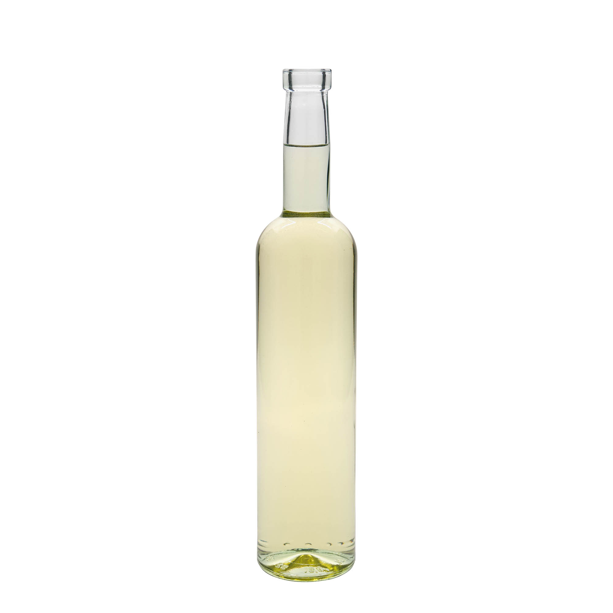 500 ml klaaspudel „Bordeaux“, avale: kork