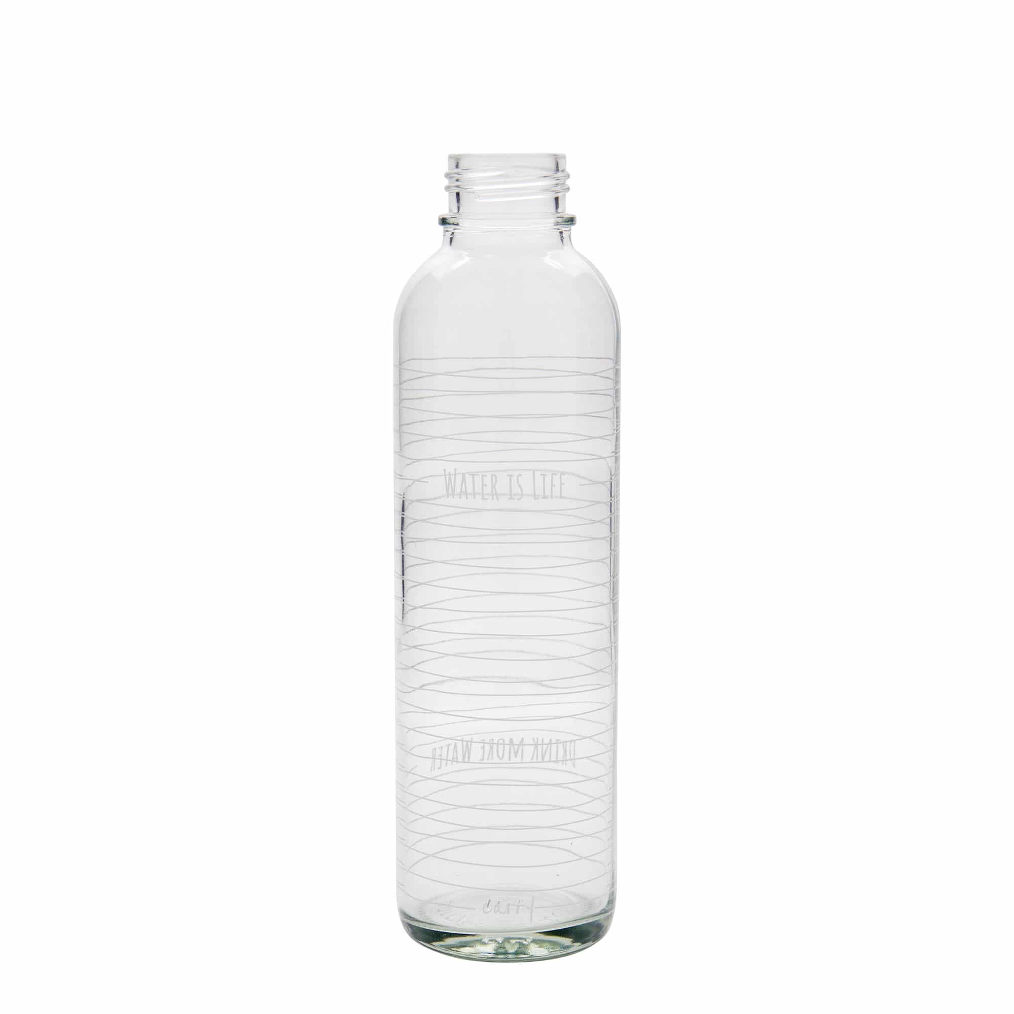 700 ml joogipudel 'CARRY Bottle', motiiv: Water is Life, sulgur: keeratav kork