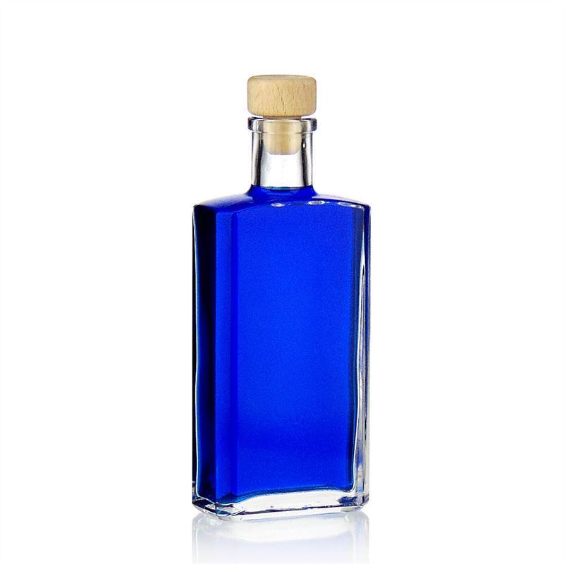 200 ml klaaspudel 'Shiny', ristkülikukujuline, suuava: kork 200 ml klaaspudel 'Shiny', ristkülikukujuline, suuava: kork