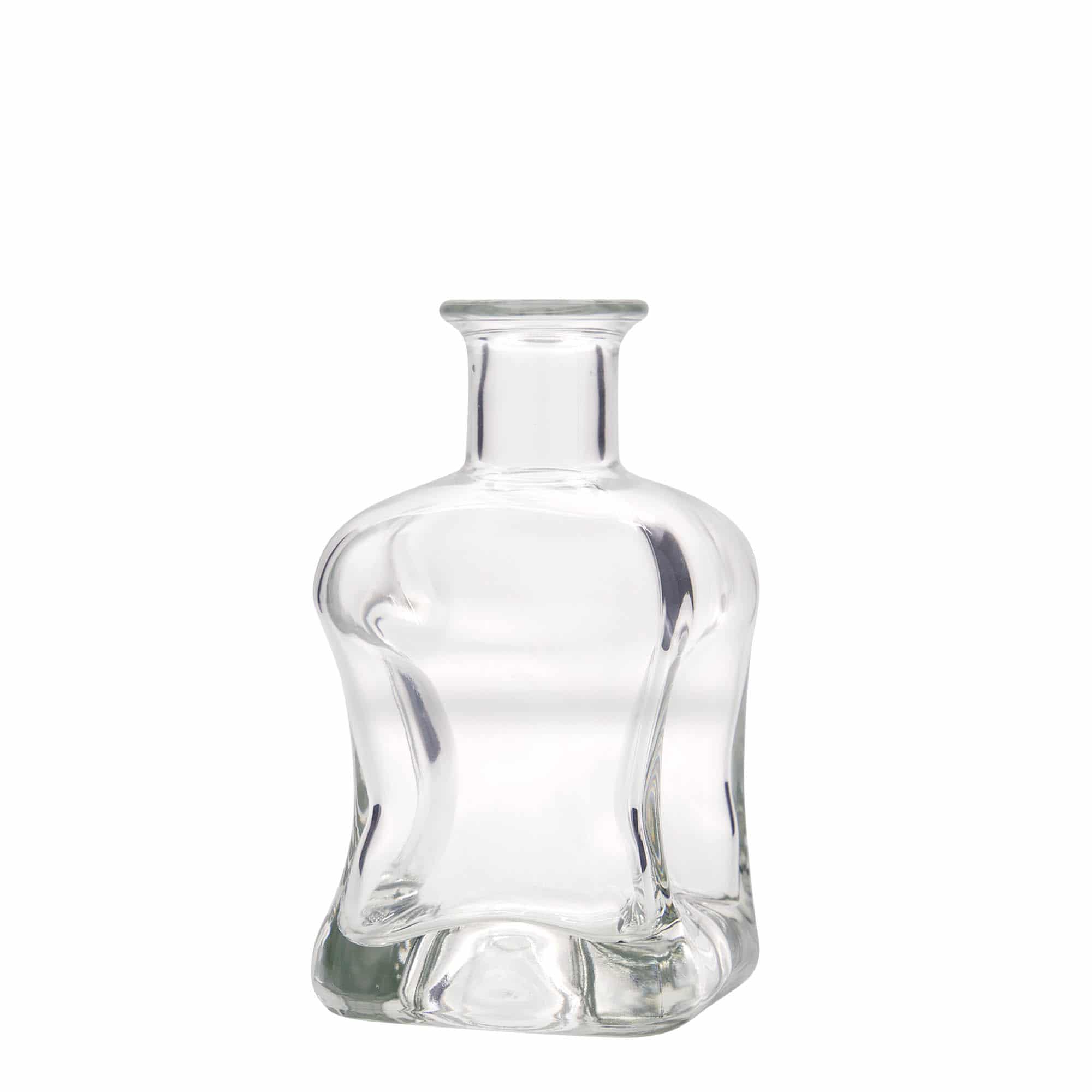 350 ml klaaspudel 'Dublin', ruudukujuline, sulgur: kork