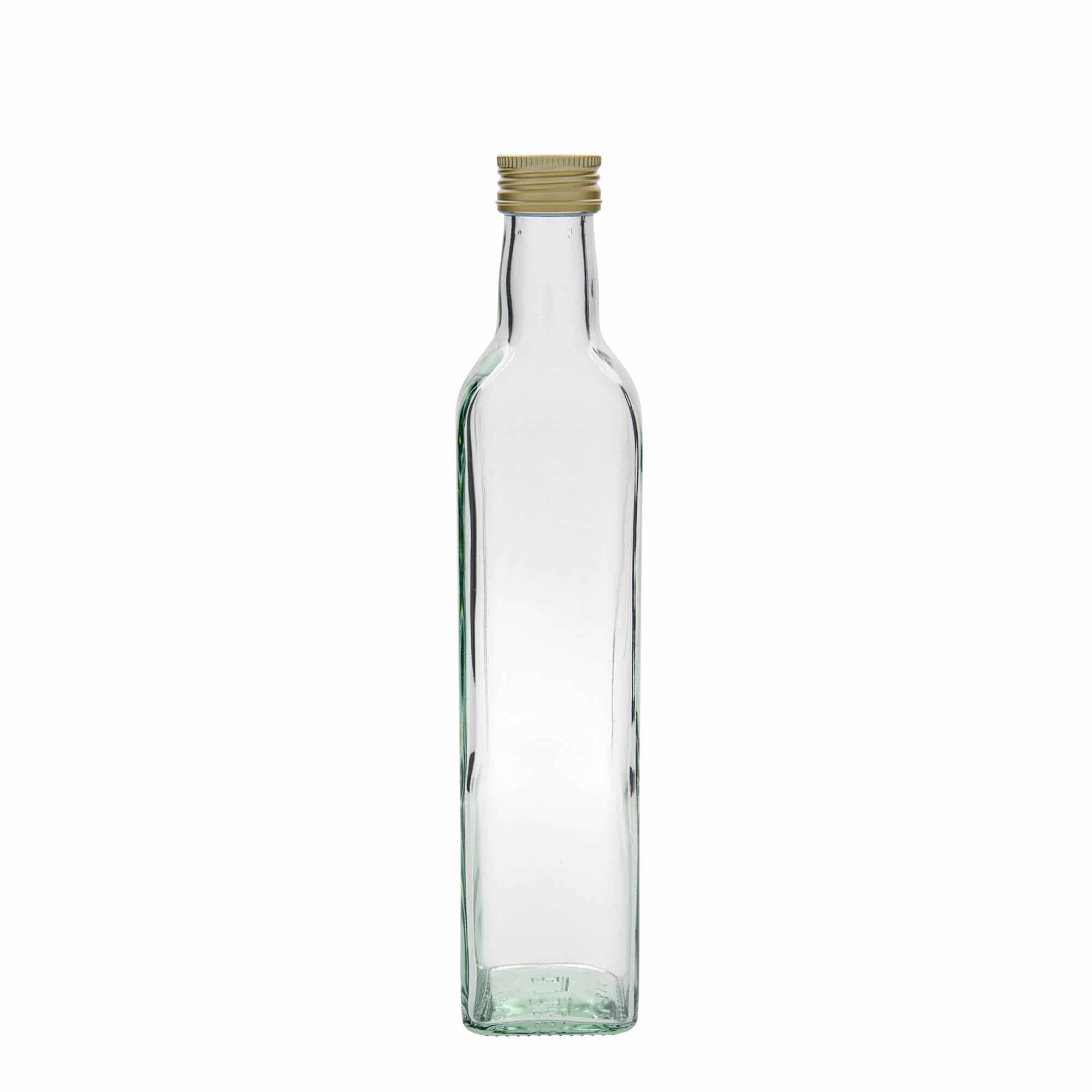 500 ml klaaspudel 'Marasca', ruudukujuline, sulgur: PP 31,5