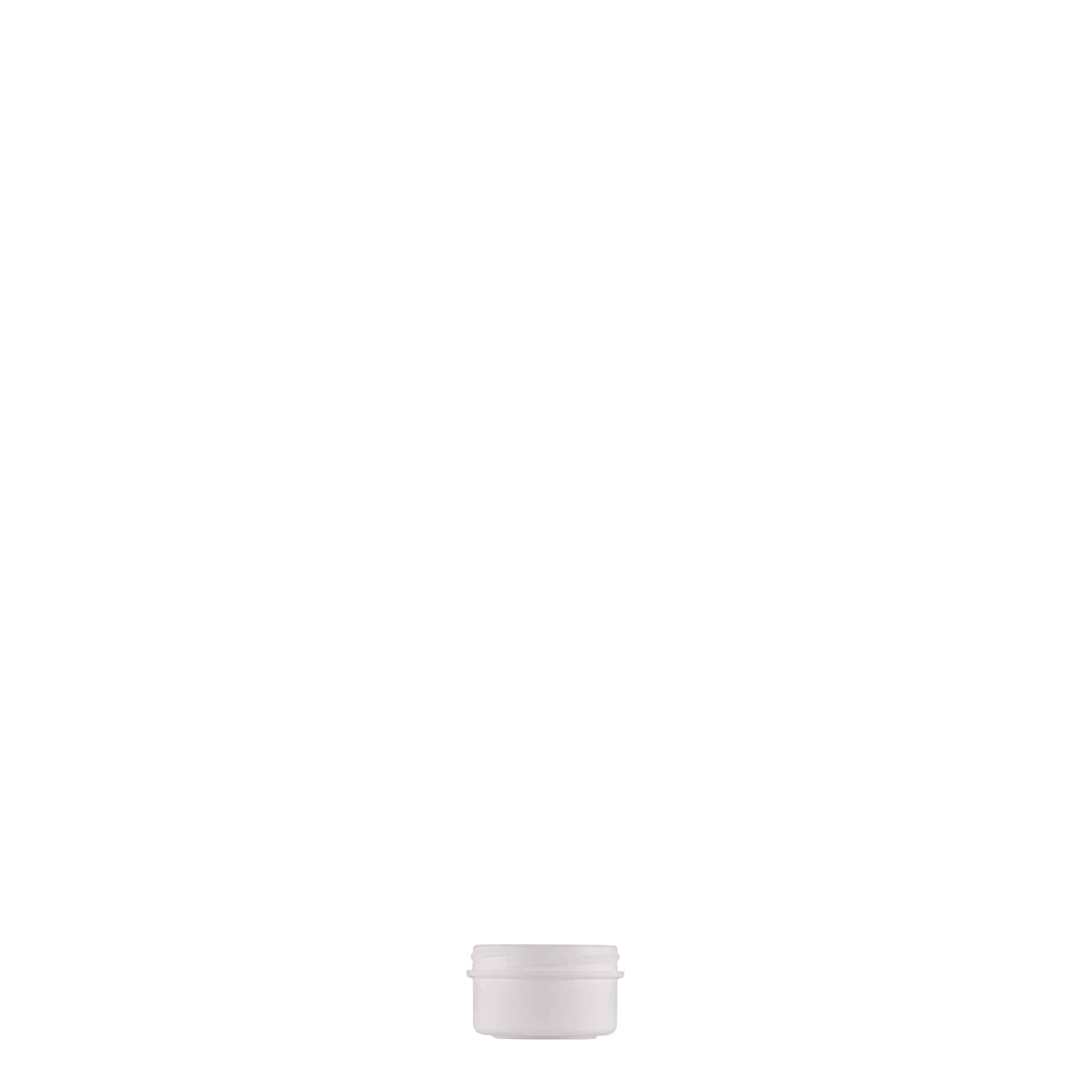 6 ml plasttoos 'White Line', PP, valge, sulgur: keeratav kaas 6 ml plasttoos 'White Line', PP, valge, sulgur: keeratav kaas