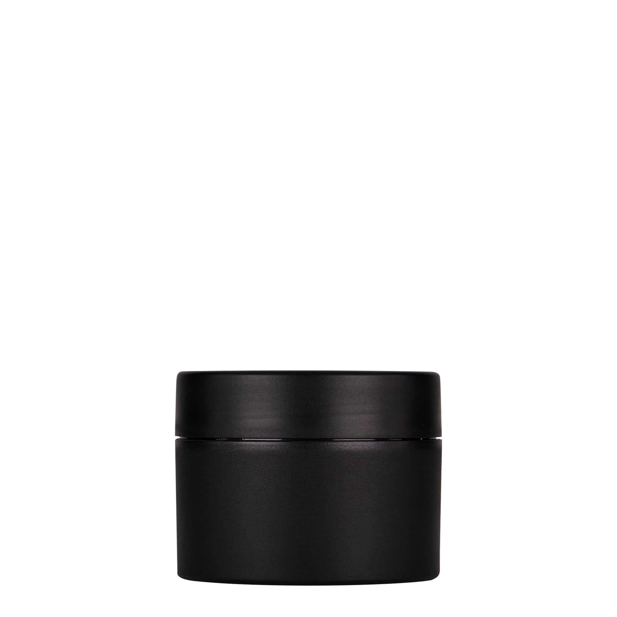 100 ml plasttoos 'Antonella', PP, must, sulgur: keeratav kaas
