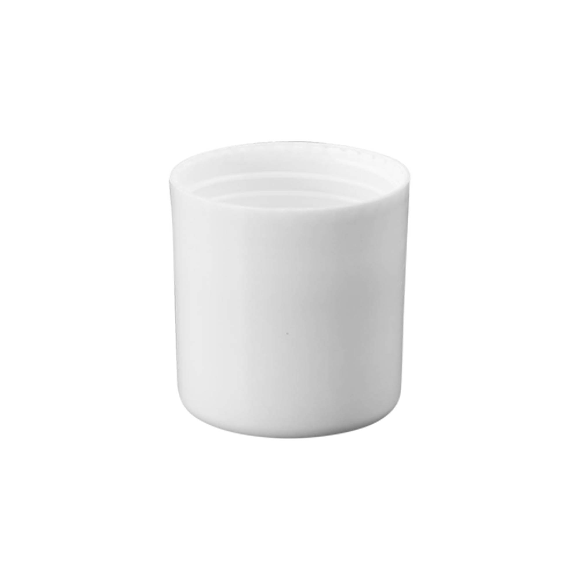 Korgid 50 ml rullpudelitele, PP-plast, valge, ava jaoks: kruvikork Korgid 50 ml rullpudelitele, PP-plast, valge, ava jaoks: kruvikork
