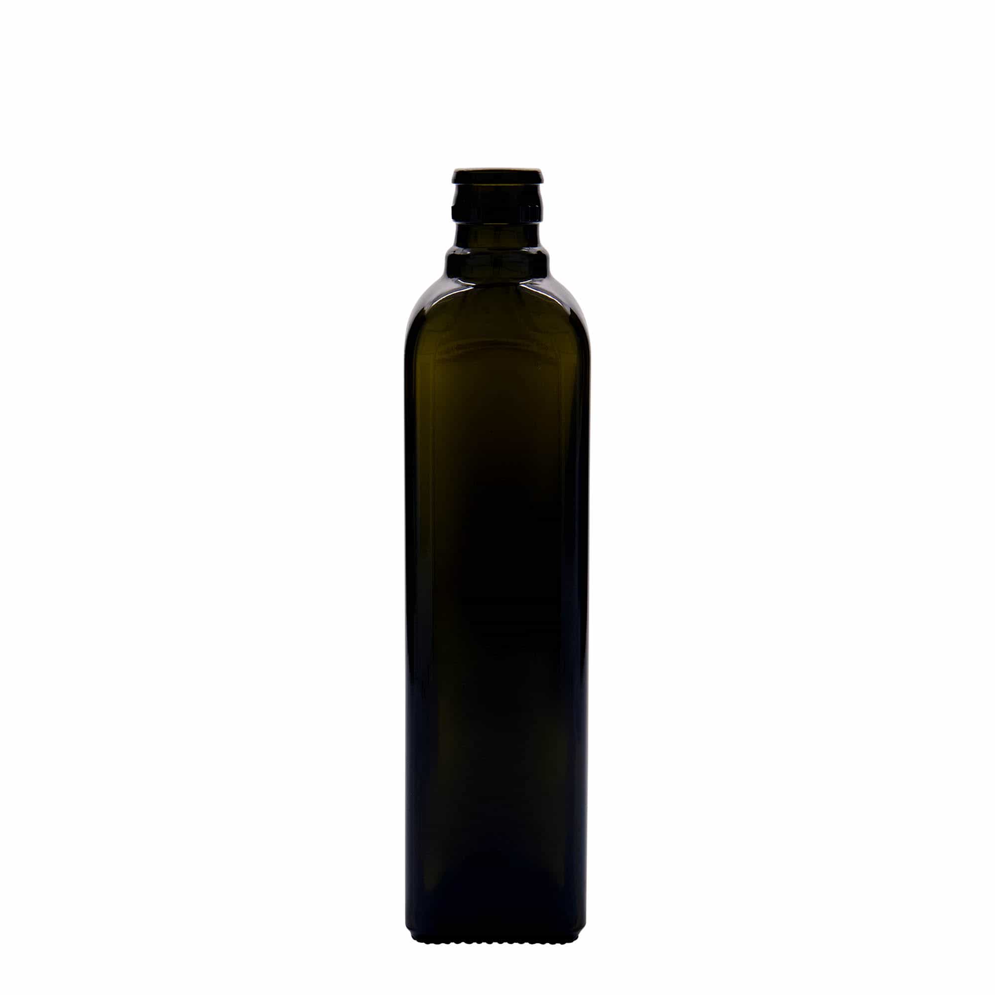 500 ml äädika/õlipudel 'Quadra', klaas, ruudukujuline, antiikroheline, sulgur: DOP 500 ml äädika/õlipudel 'Quadra', klaas, ruudukujuline, antiikroheline, sulgur: DOP