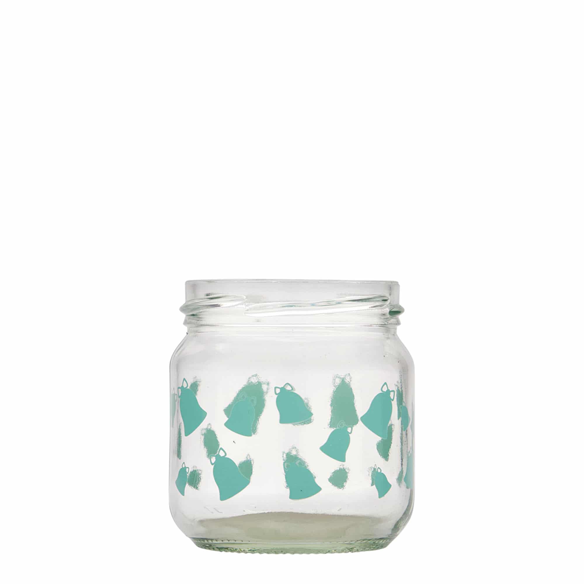 212 ml ümar klaas, motiiv: Kling, kelluke, suuava: Twist-Off (TO 66)